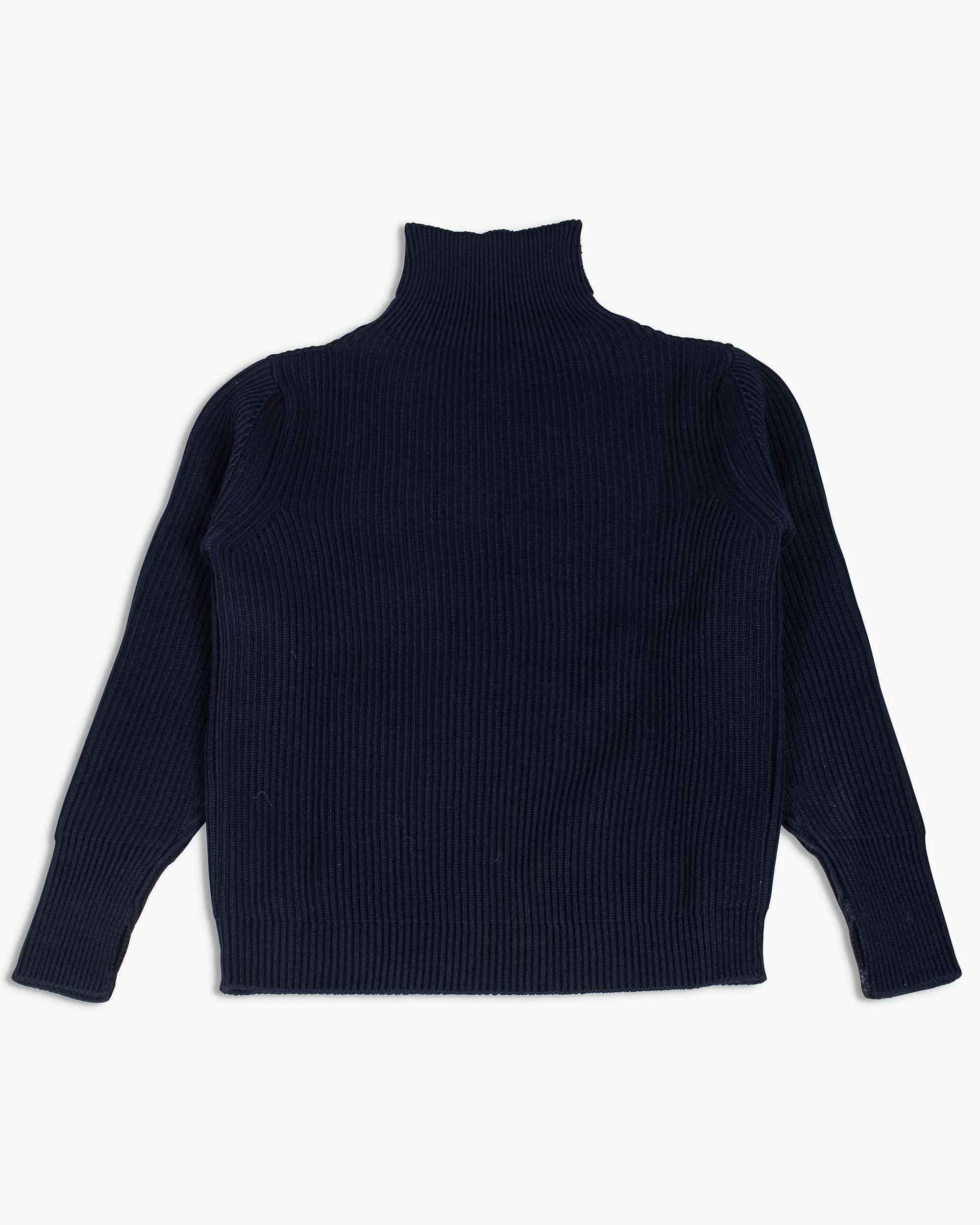 Andersen-Andersen Navy Turtleneck Navy Blue sold by Lost & Found