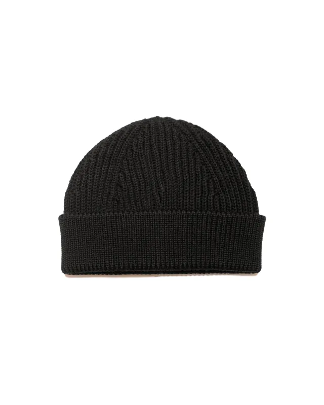Andersen-Andersen Beanie Short Black sold by Lost & Found