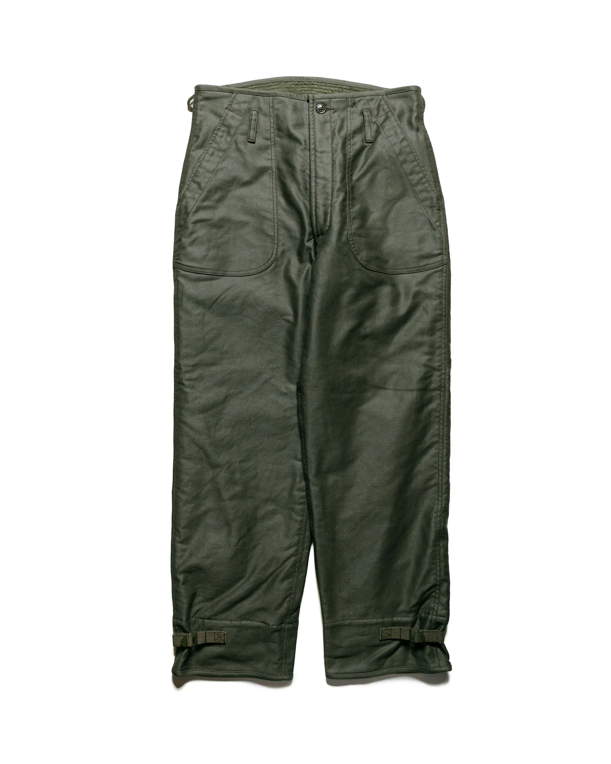 The Real McCoy's MP21101 U.S.N. A-2 Deck Trousers Olive sold by Lost & Found