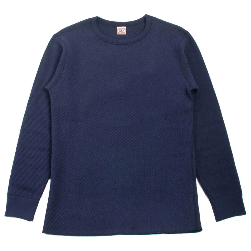 The Real McCoy's MC12110 Military Thermal Shirt Navy sold by Lost & Found