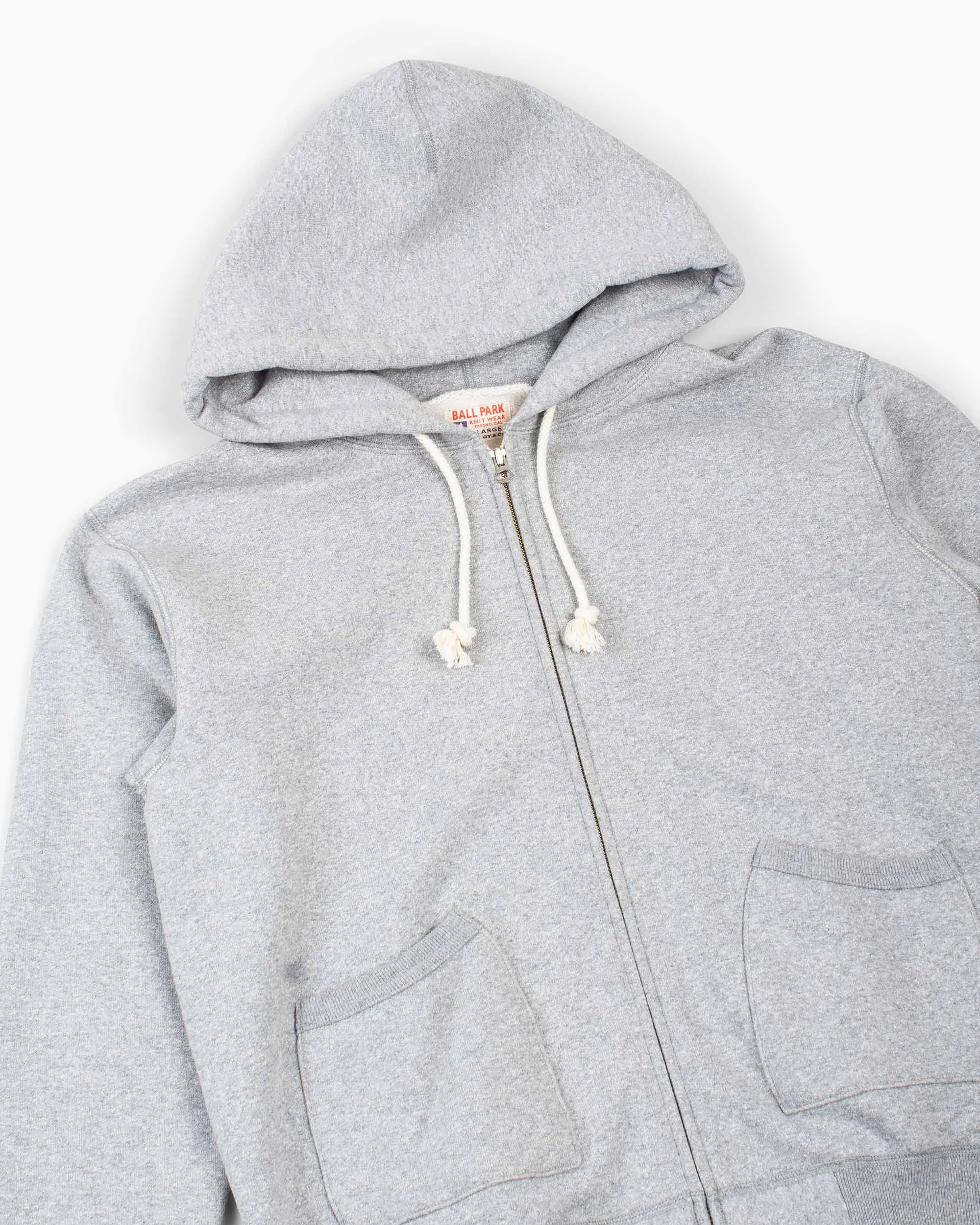 The Real McCoy’s MC18115 12oz. Full Zip Parka Medium Grey sold by Lost & Found product image thumbnail 5