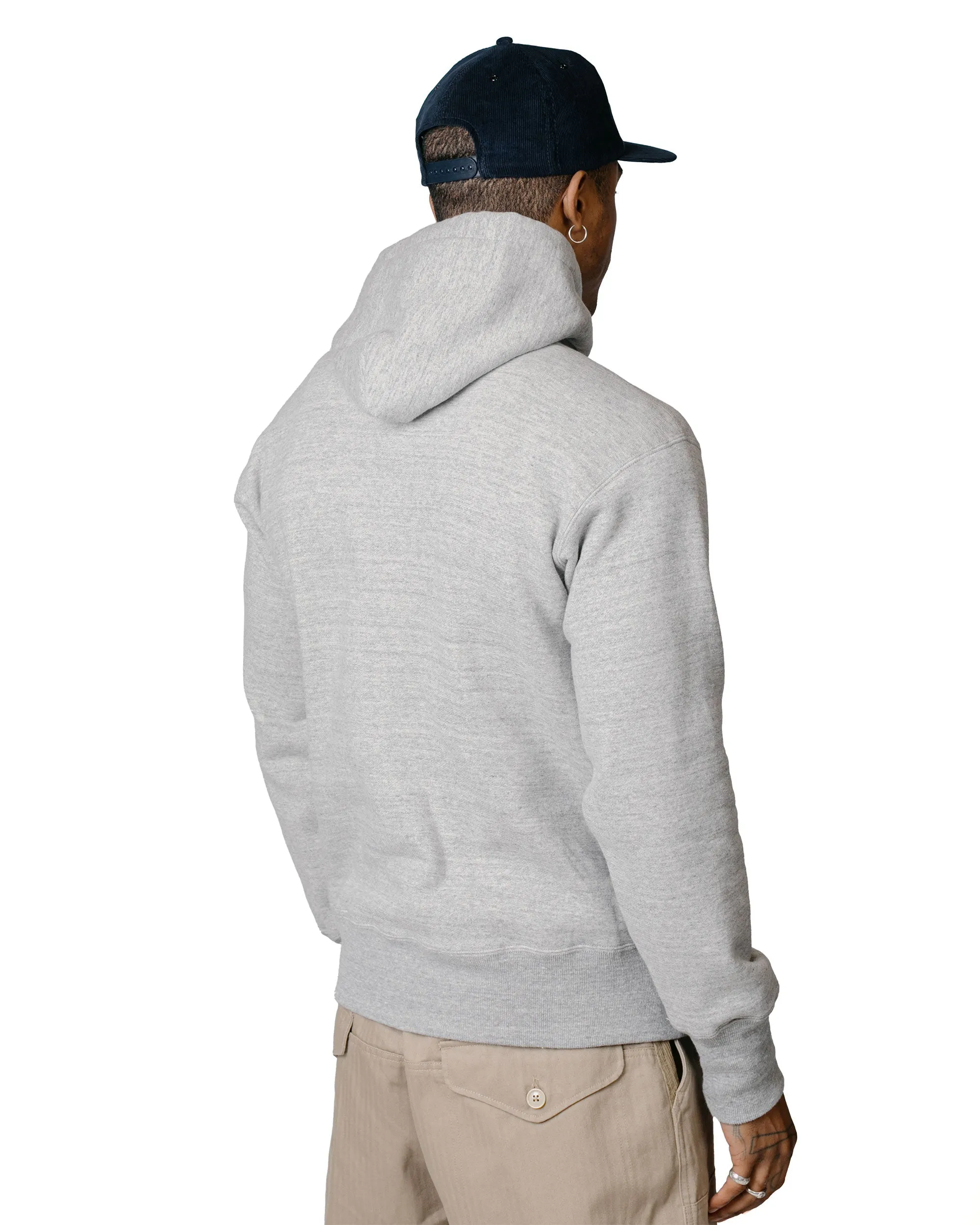 The Real McCoy’s MC19124 10 oz. Loopwheel Parka Grey sold by Lost & Found product image thumbnail 3