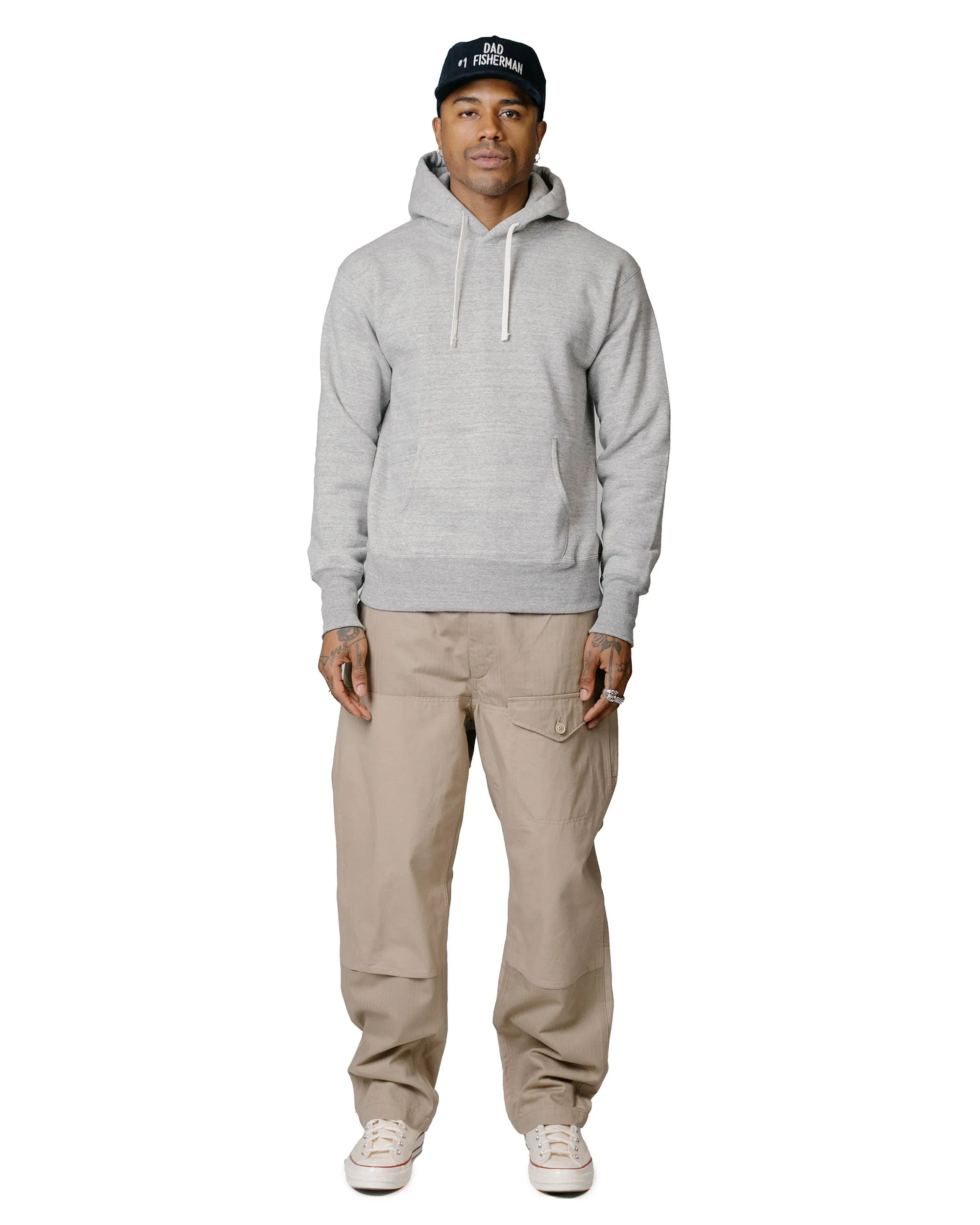 The Real McCoy’s MC19124 10 oz. Loopwheel Parka Grey sold by Lost & Found product image thumbnail 4