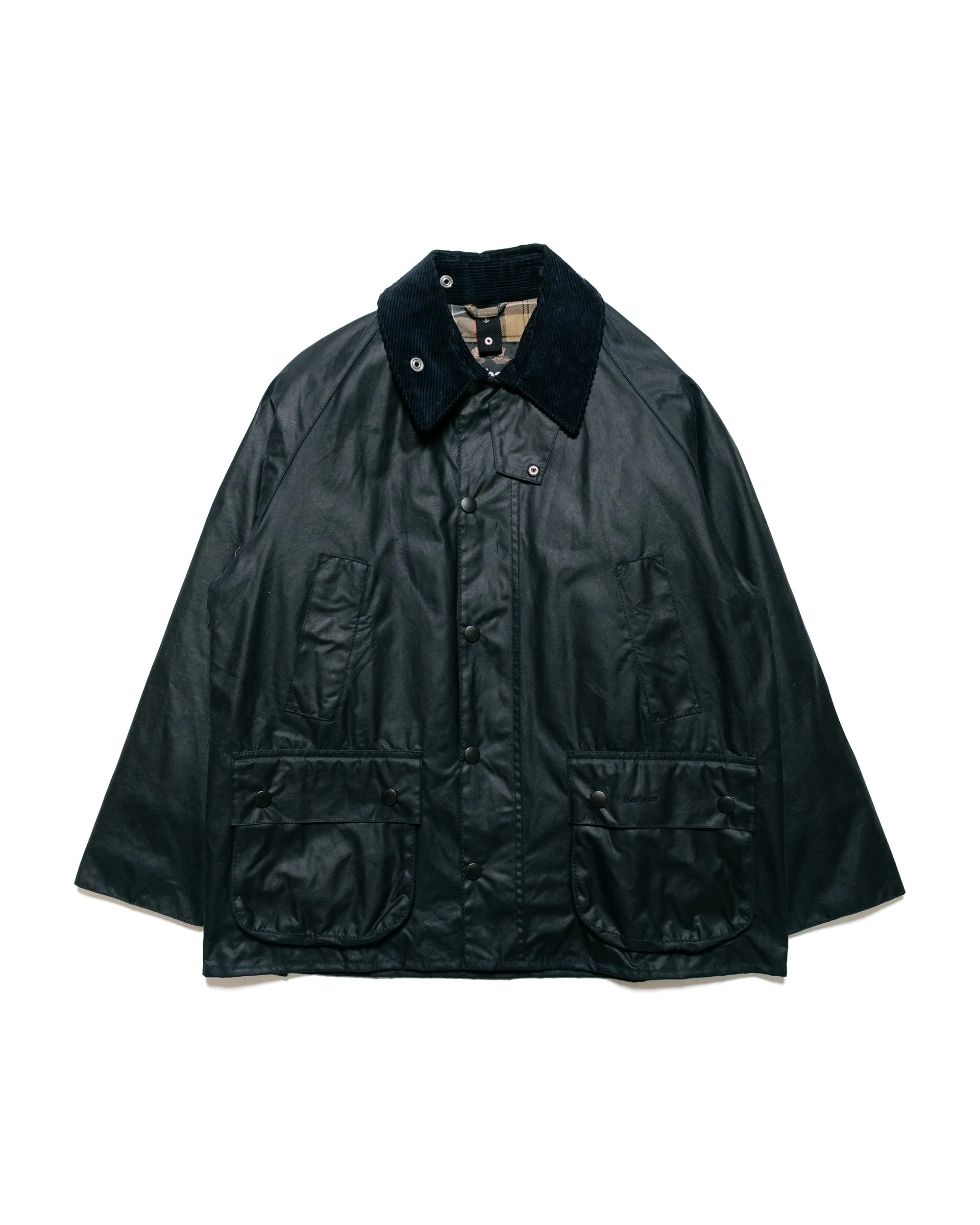 Barbour Bedale Wax Jacket Navy sold by Lost & Found