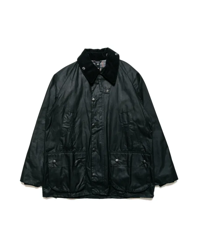 Barbour Bedale Wax Jacket Black sold by Lost & Found