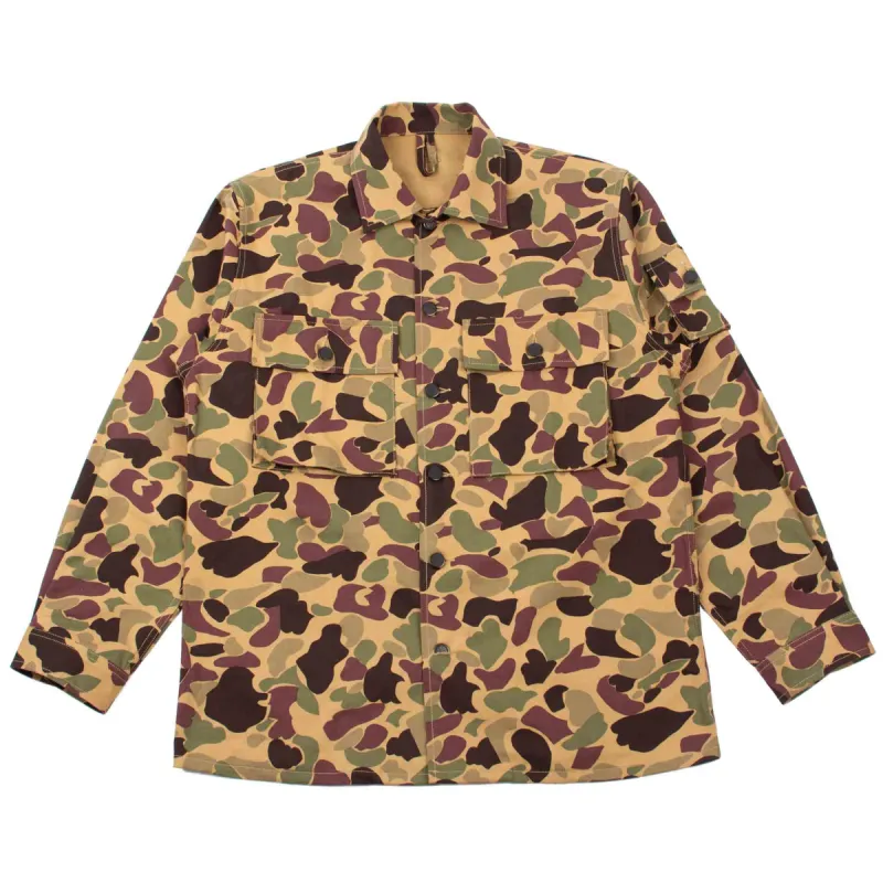 The Real McCoy's MJ21013 Beo Gam Camouflage Shirt Beige sold by Lost & Found