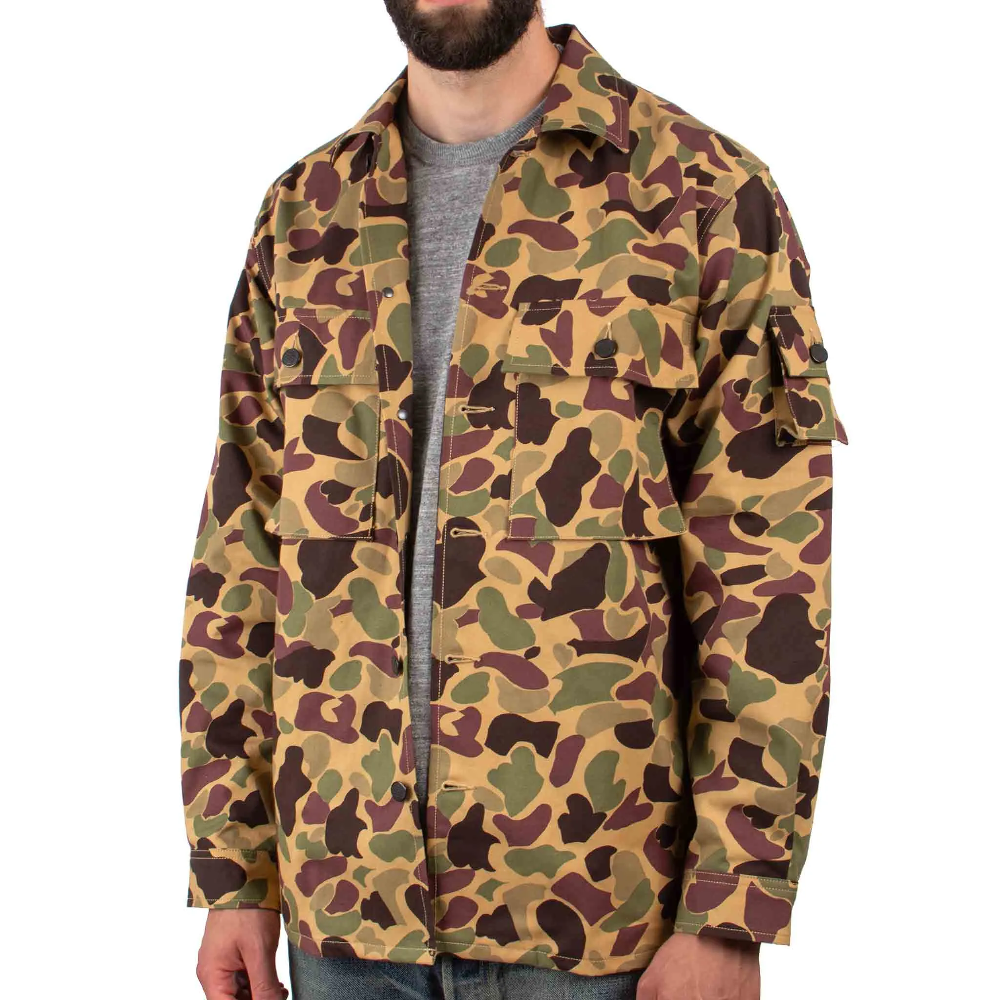 The Real McCoy's MJ21013 Beo Gam Camouflage Shirt Beige sold by Lost & Found product image thumbnail 4