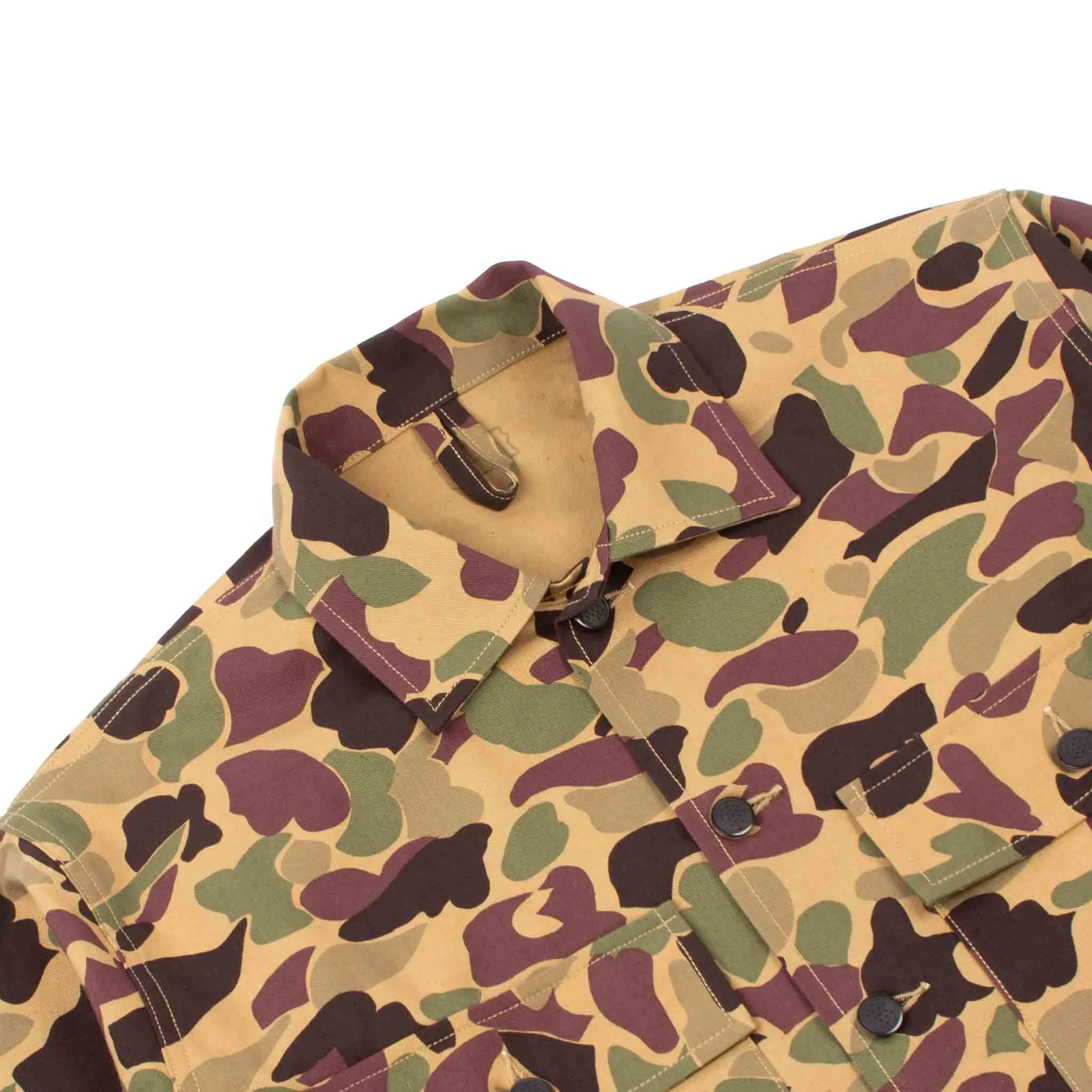 The Real McCoy's MJ21013 Beo Gam Camouflage Shirt Beige sold by Lost & Found product image thumbnail 5