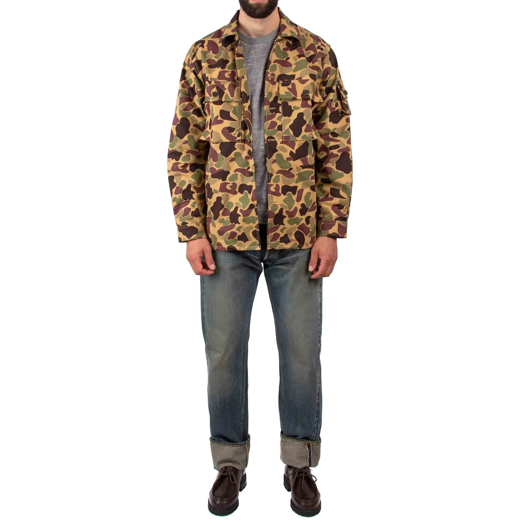 The Real McCoy's MJ21013 Beo Gam Camouflage Shirt Beige sold by Lost & Found product image thumbnail 2