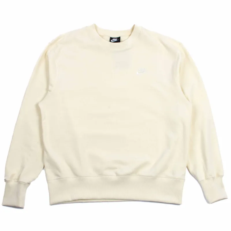 Nike Sportswear Classic Fleece Crew Coconut Milk sold by Lost & Found
