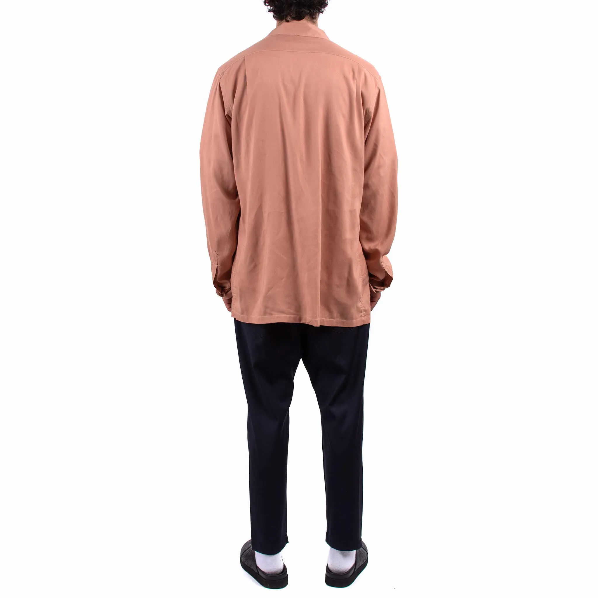 The Real McCoy's MS21009 Open Collar Rayon Shirt Pink sold by Lost & Found product image thumbnail 3