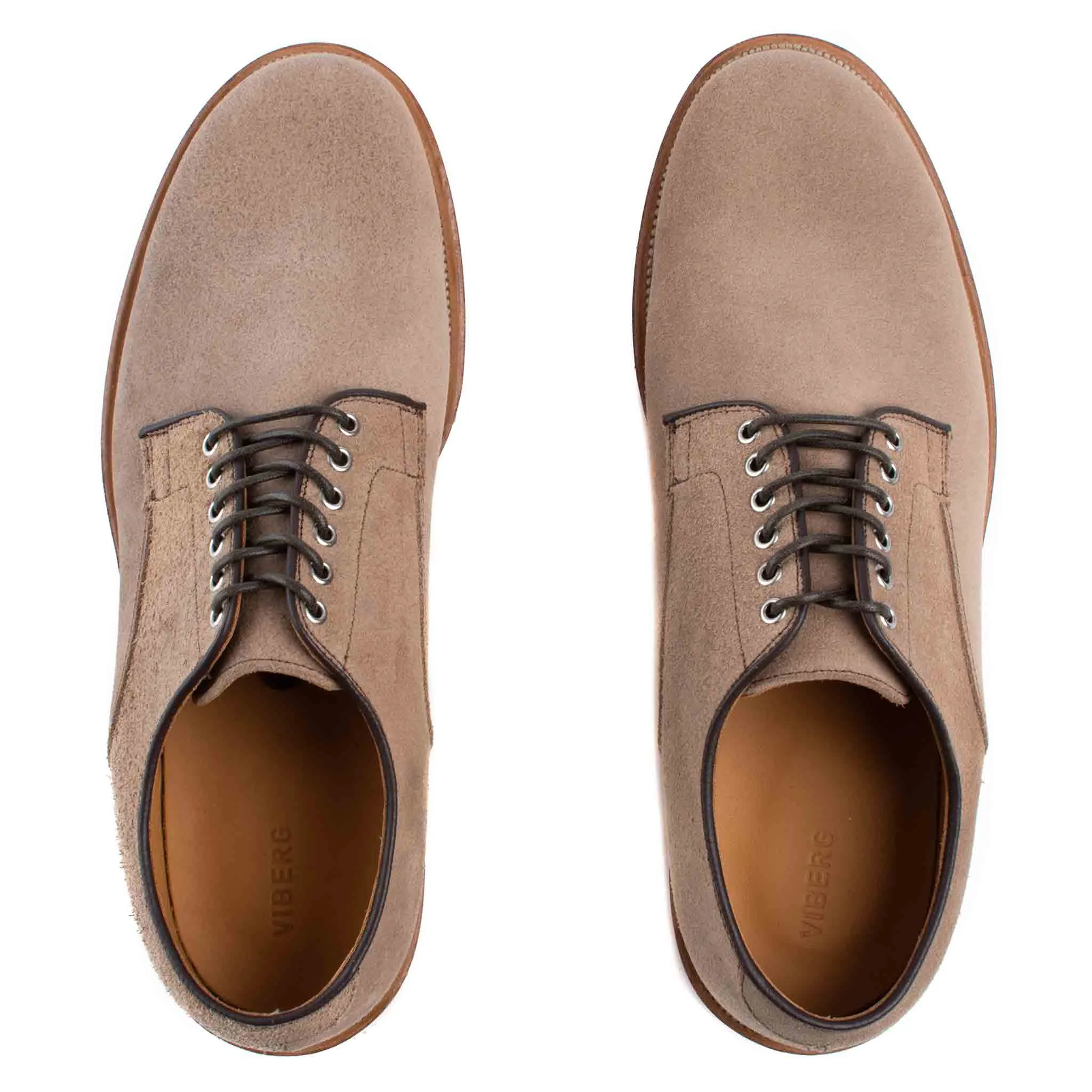 Viberg Natural Chromexcel Roughout Derby Shoe sold by Lost & Found product image thumbnail 4