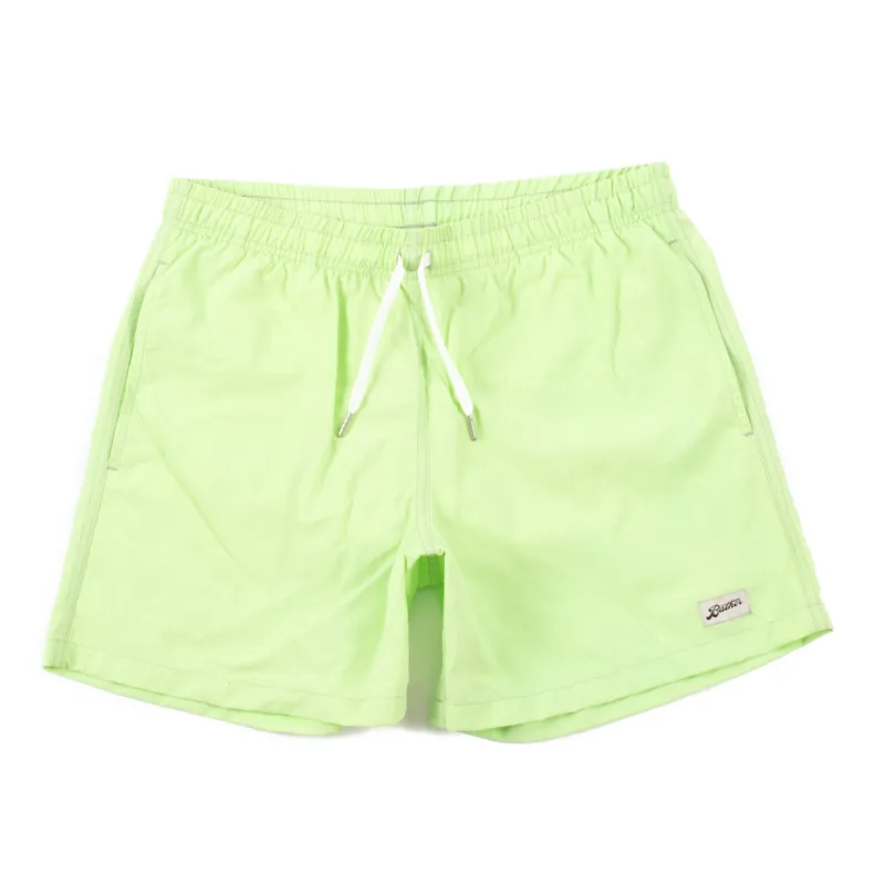 Bather Solid Pistachio Swim Trunk sold by Lost & Found