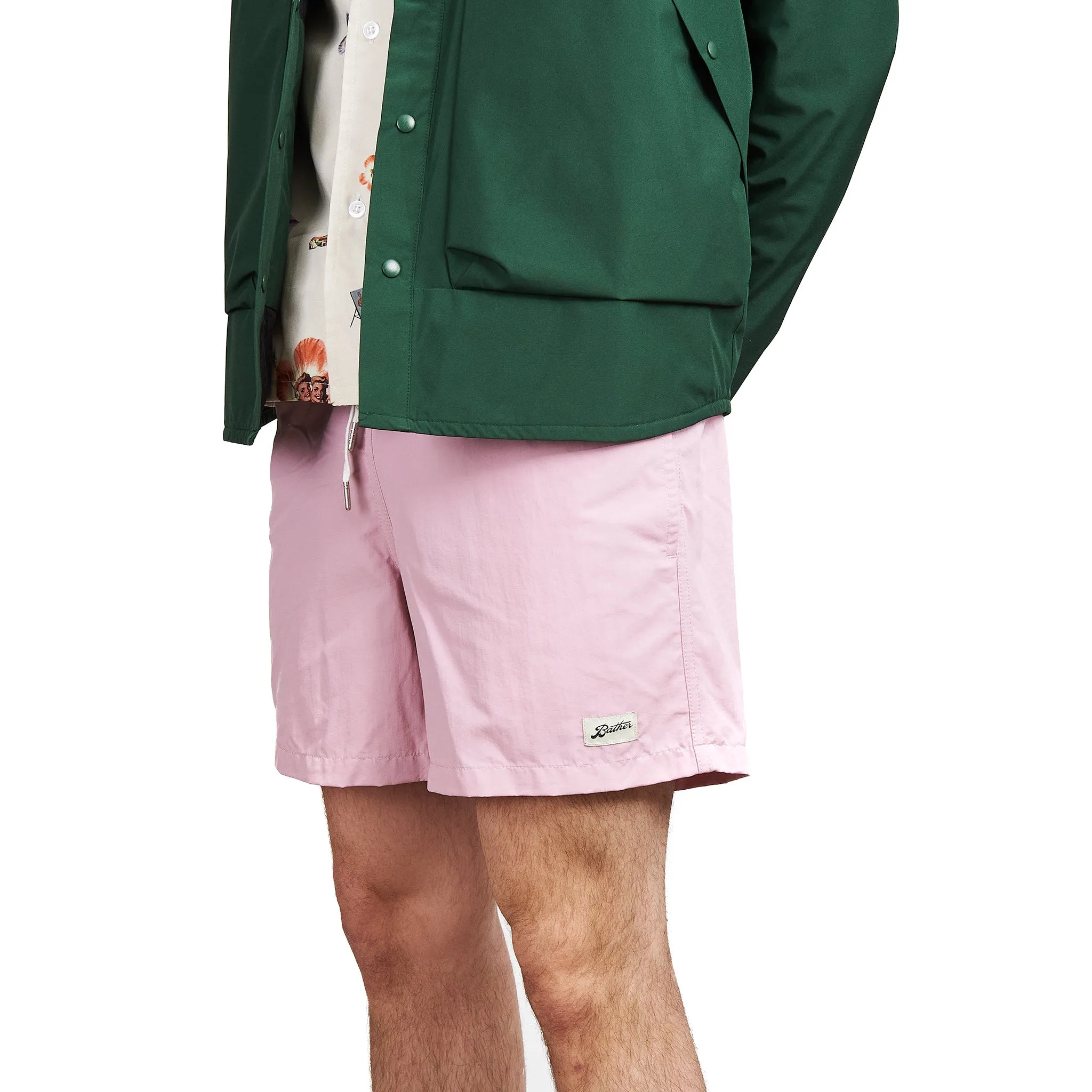 Bather Solid Mauve Swim Trunk sold by Lost & Found product image thumbnail 4