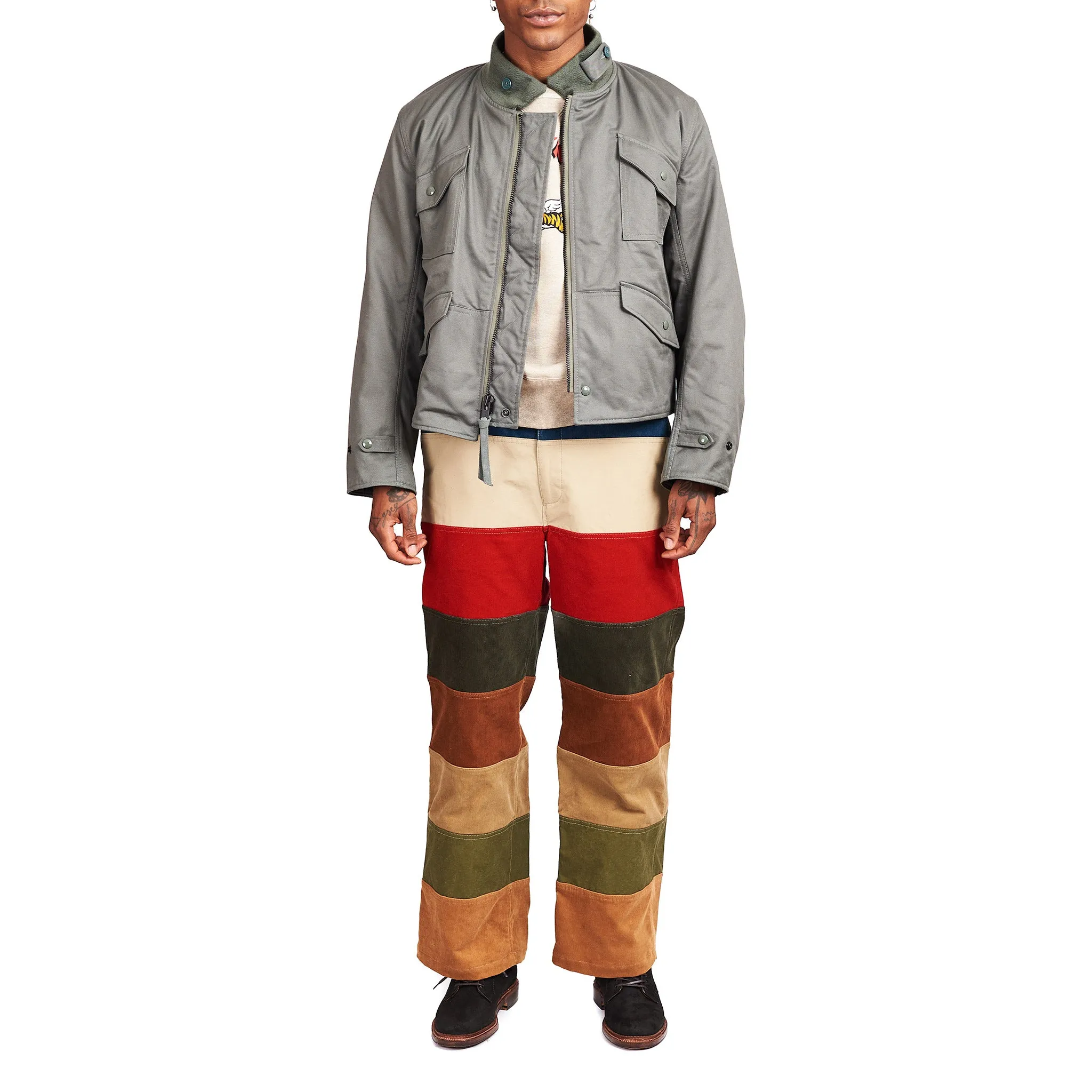 The Real McCoy's MP21011 Multicolour Corduroy Hunting Trousers Tricolour sold by Lost & Found product image thumbnail 2