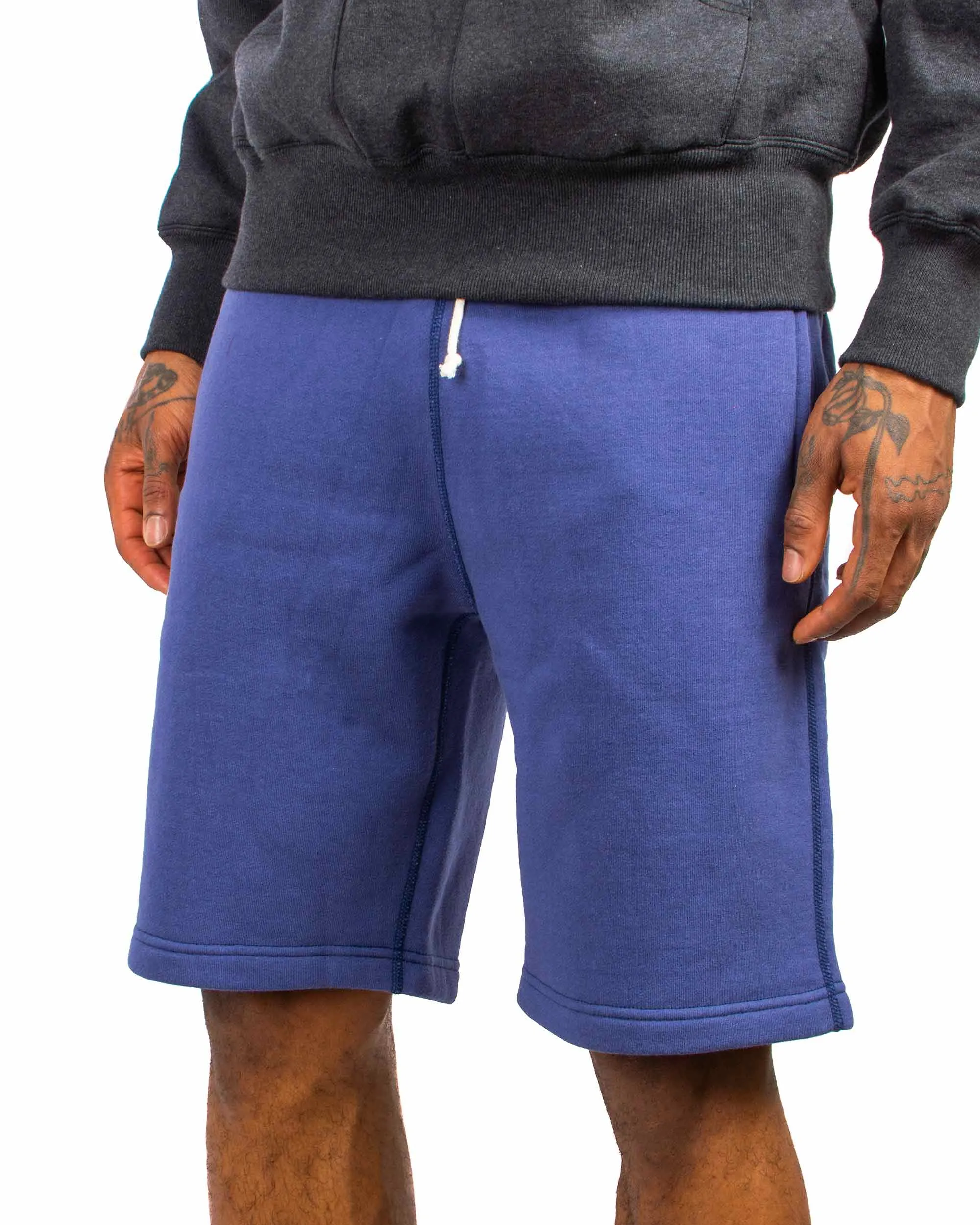 The Real McCoy's MC21019 9oz. Loopwheel Sweatshorts MQ Navy sold by Lost & Found product image thumbnail 4
