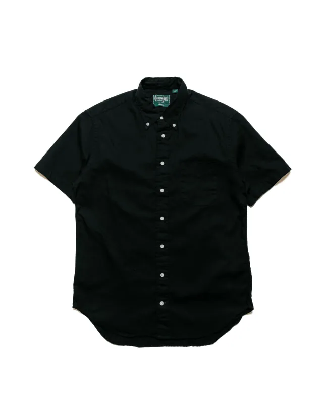 Gitman Vintage Bros. Black Overdye Oxford Short Sleeve sold by Lost & Found