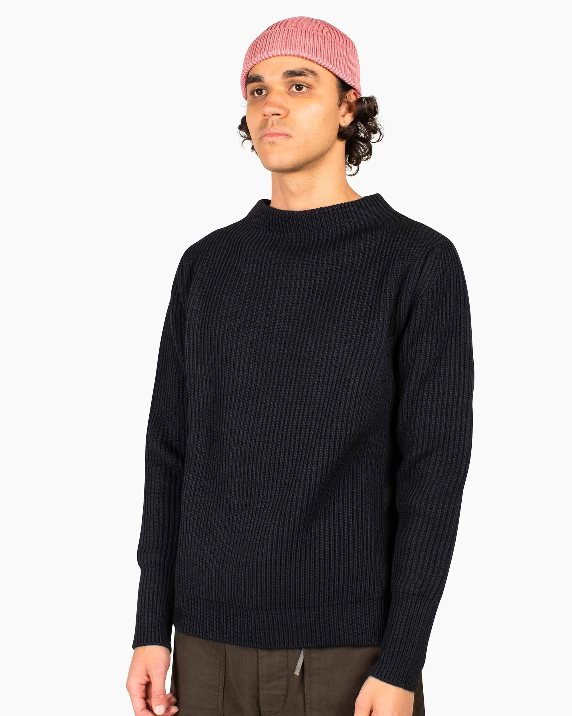 Andersen-Andersen Navy Crewneck Black sold by Lost & Found product image thumbnail 4