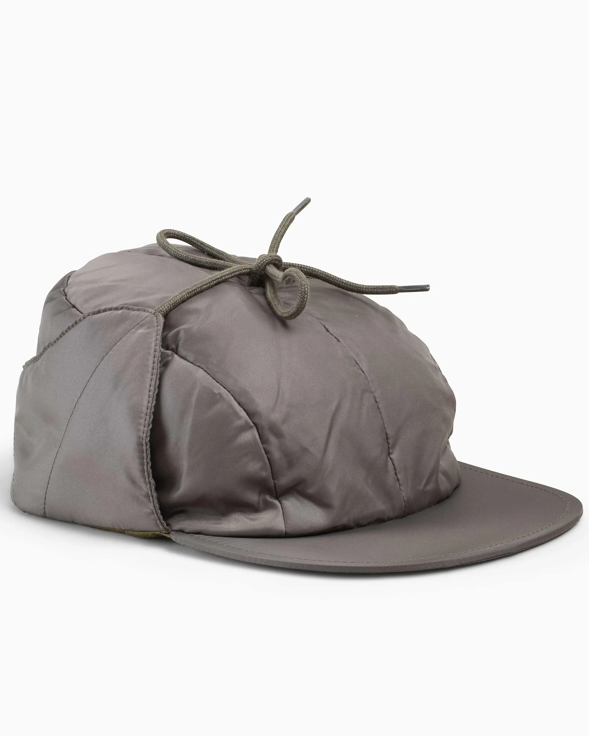 The Real McCoy's MA20112 Nylon Quilted Down Cap Olive sold by Lost & Found