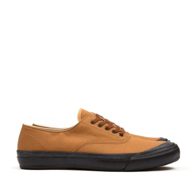 The Real McCoy's MA18019 USN Cotton Canvas Deck Shoes Brown sold by Lost & Found