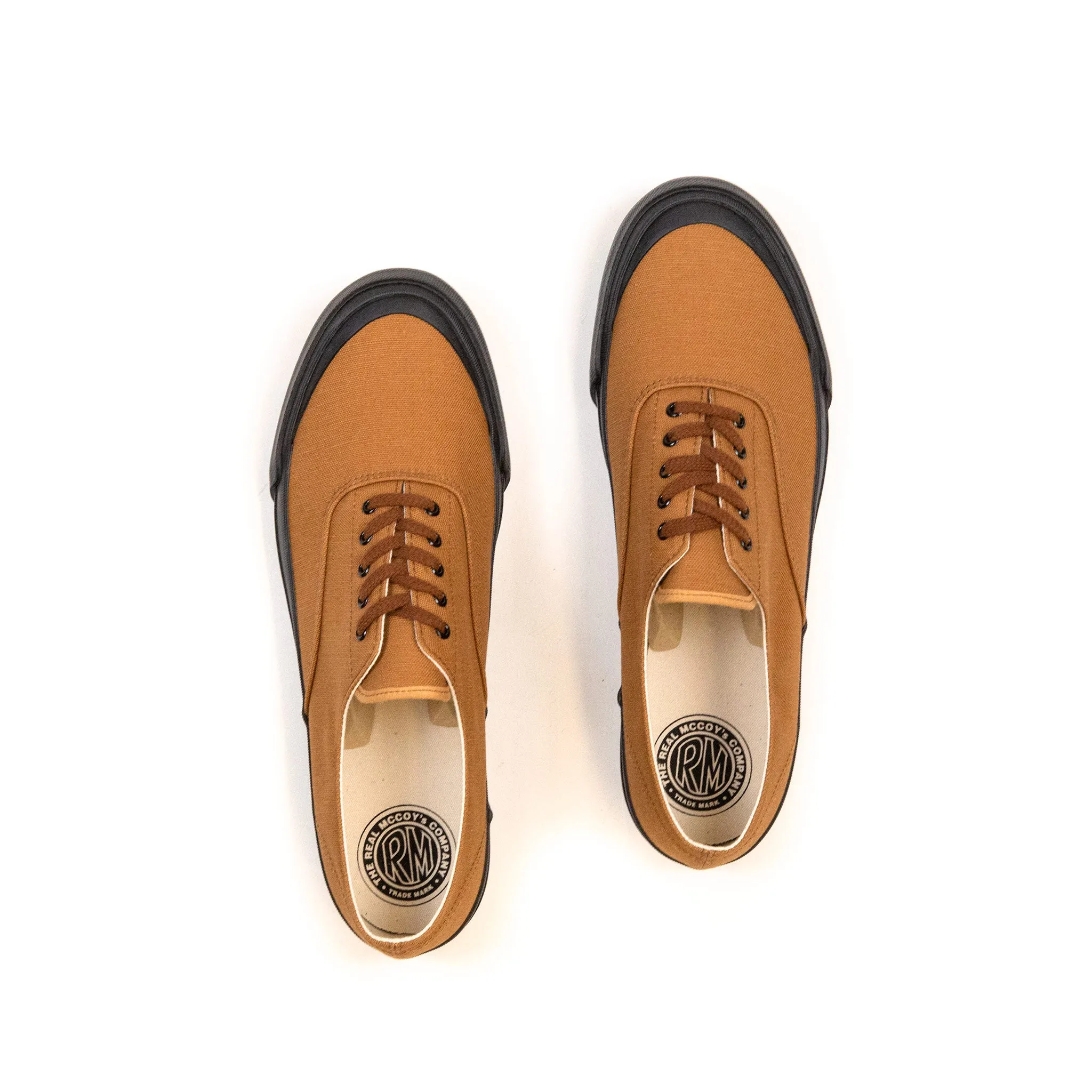The Real McCoy's MA18019 USN Cotton Canvas Deck Shoes Brown sold by Lost & Found product image thumbnail 5