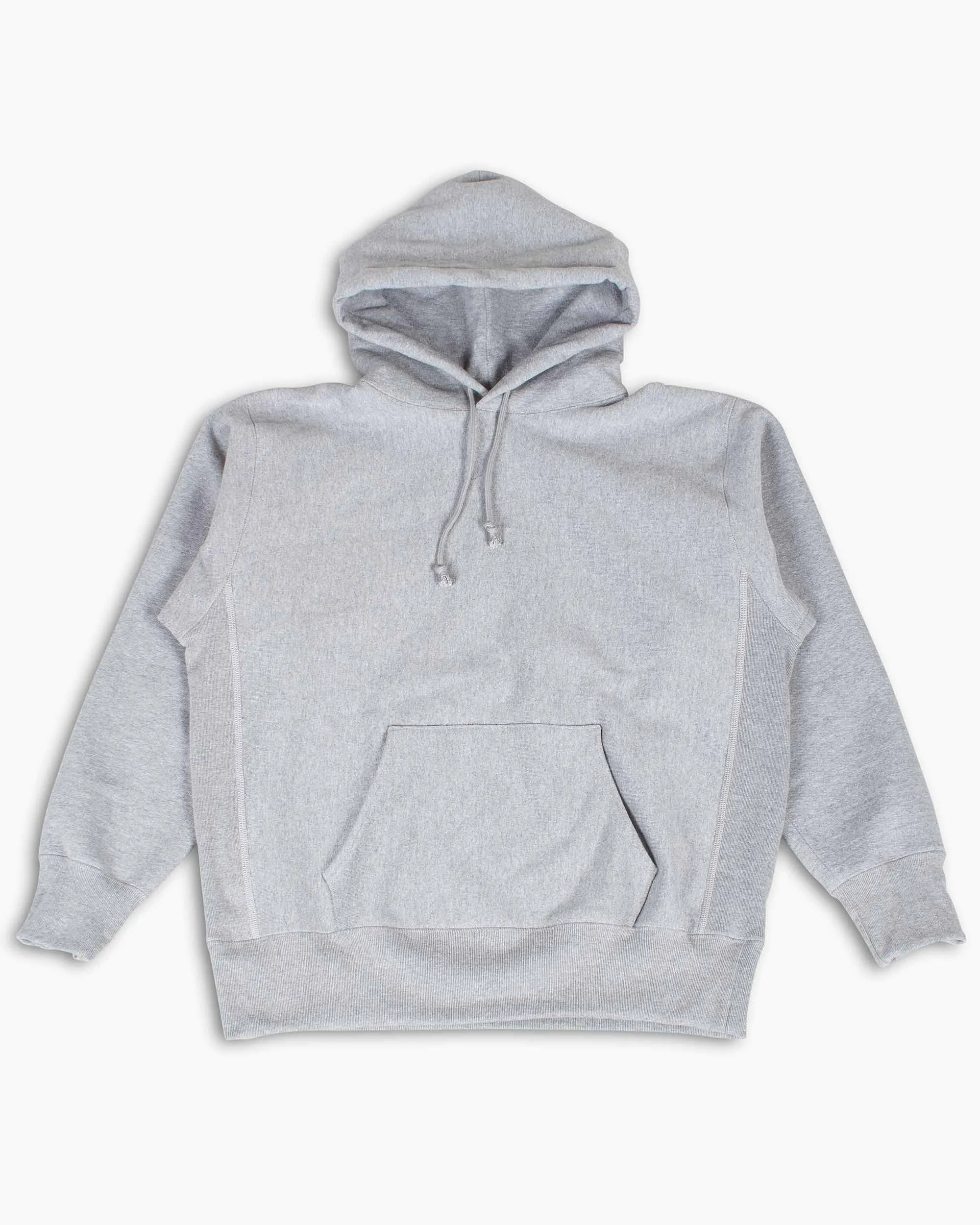 The Real McCoy's MC20113 Heavyweight Hooded Sweatshirt Medium Grey sold by Lost & Found