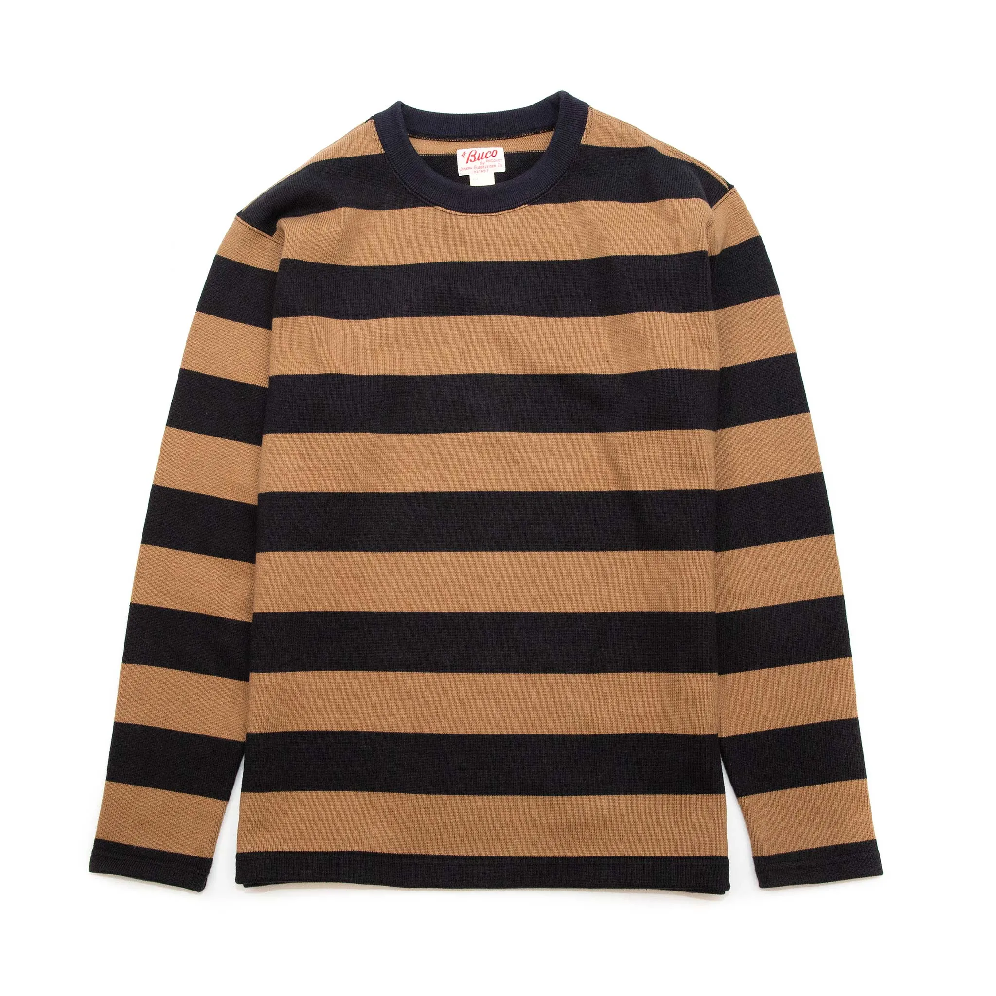 The Real McCoy's BC18104 Buco Racing Jersey Brown sold by Lost & Found