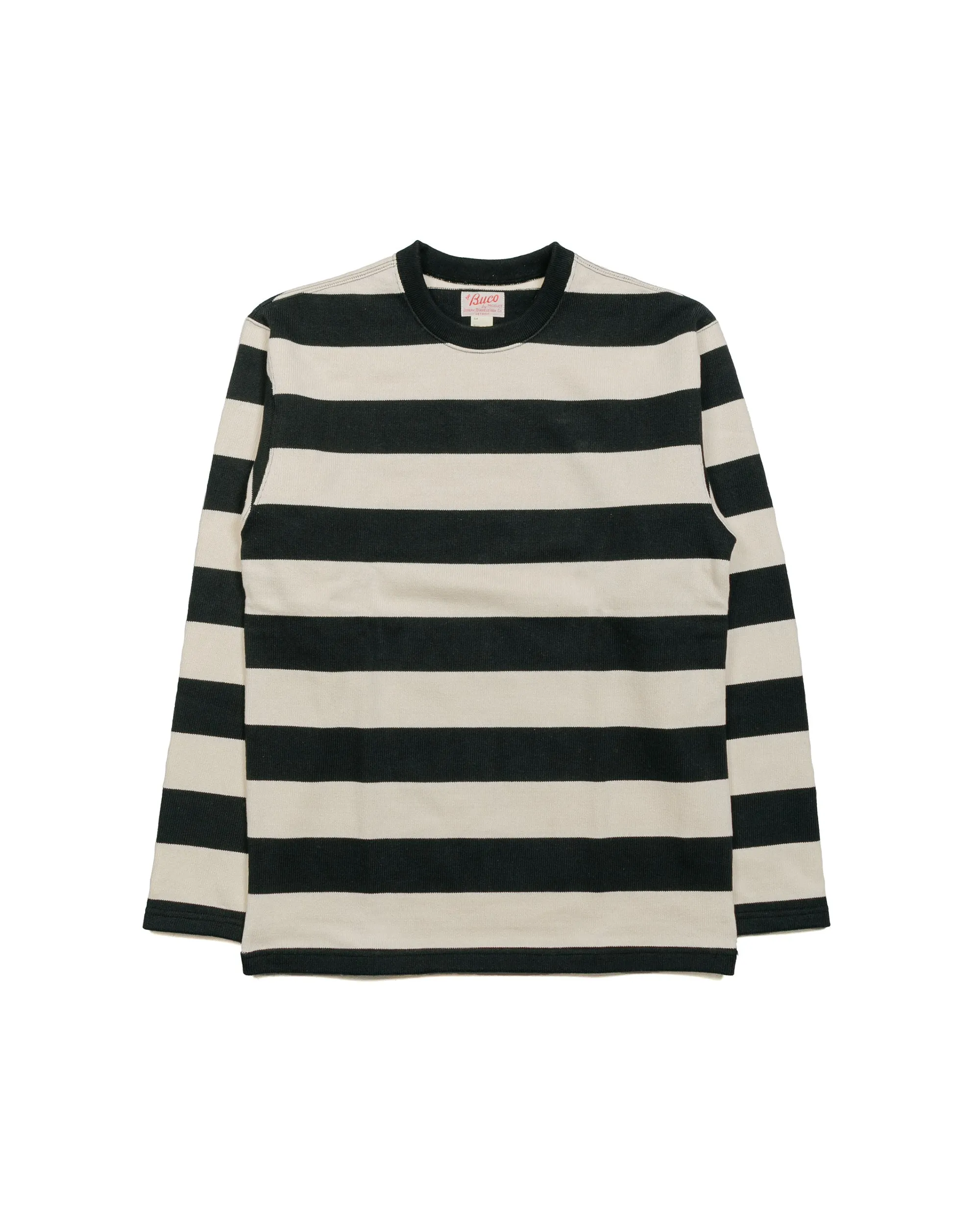 The Real McCoy's BC18104 Buco Stripe Racing Jersey White sold by Lost & Found