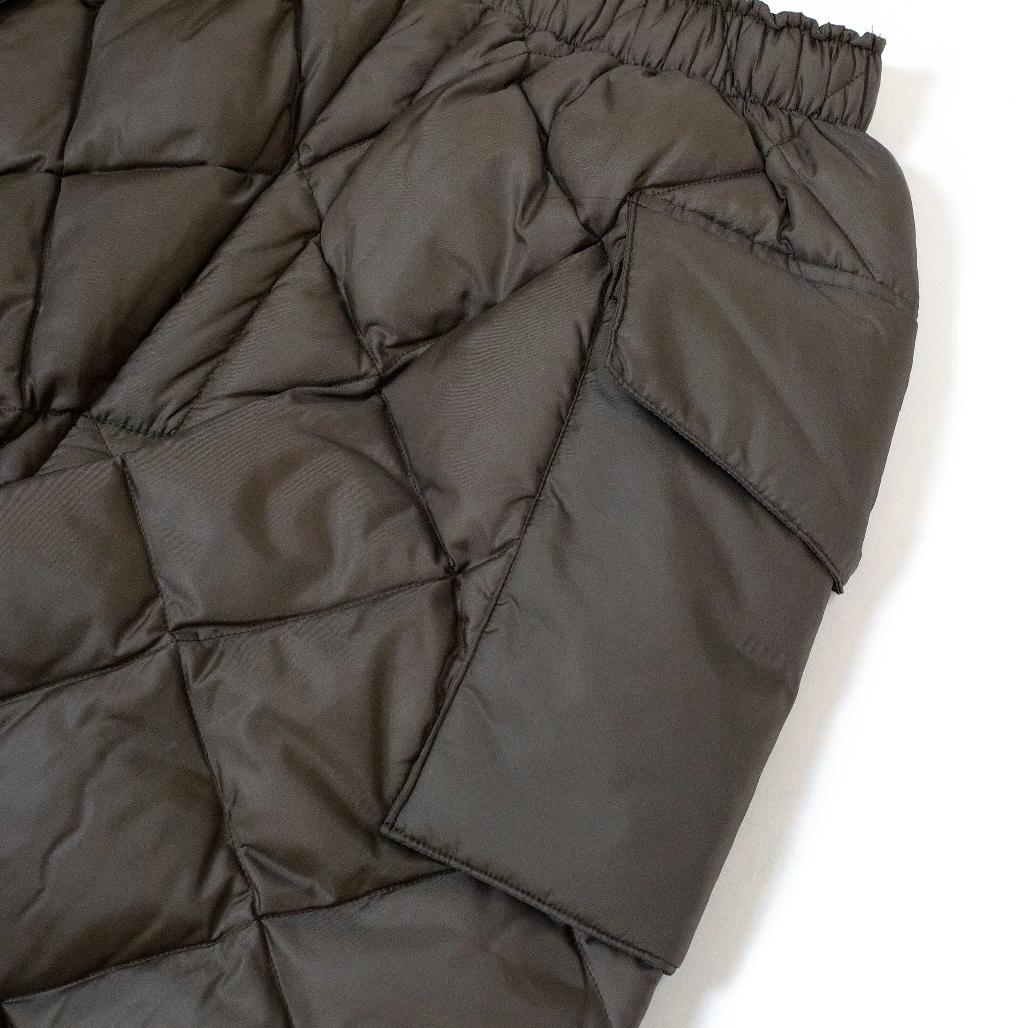 The Real McCoy's MP20105 Nylon Quilted Down Trousers Olive sold by Lost & Found product image thumbnail 3