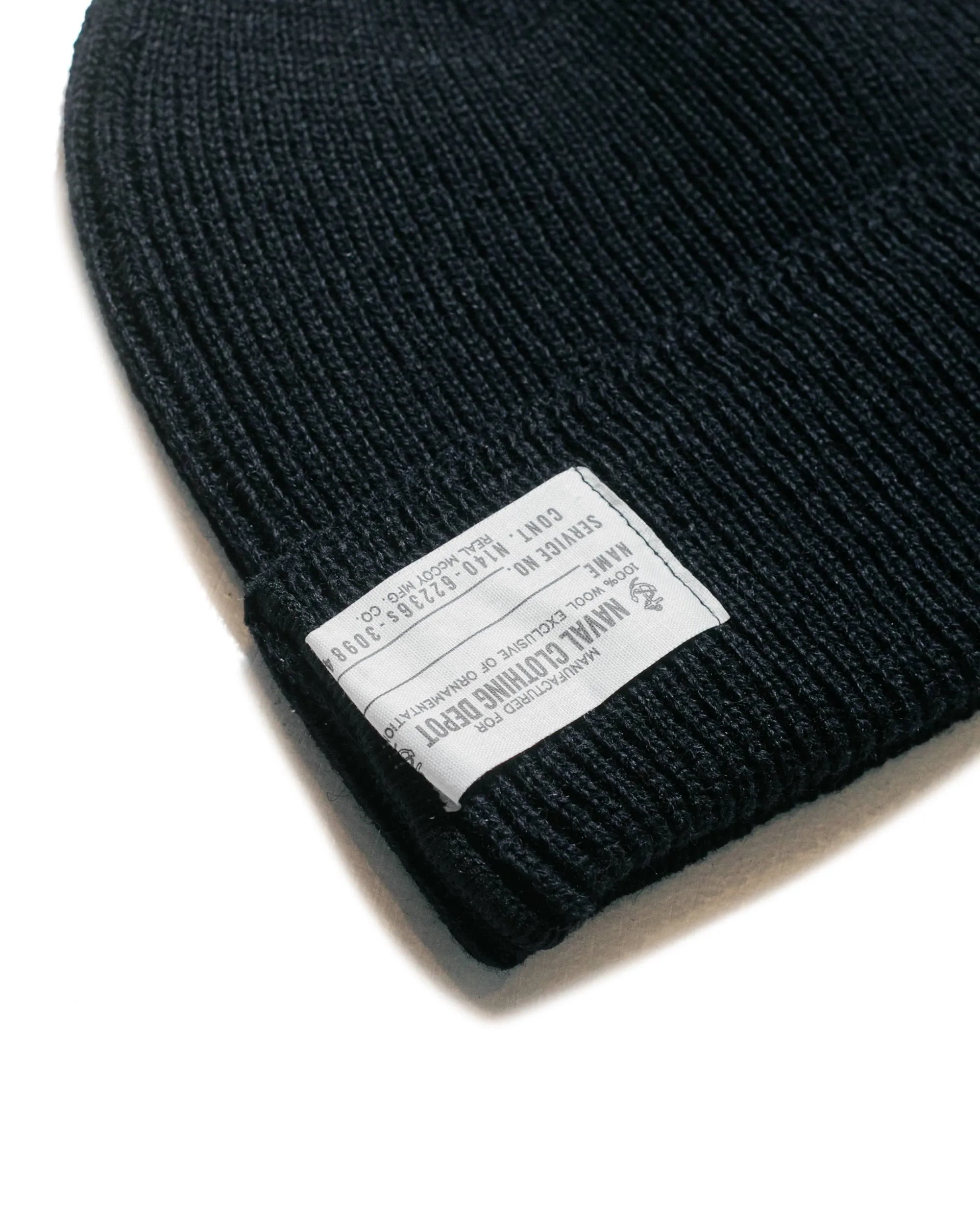 The Real McCoy's MA14102 U.S. Navy Watch Cap Navy sold by Lost & Found product image thumbnail 2