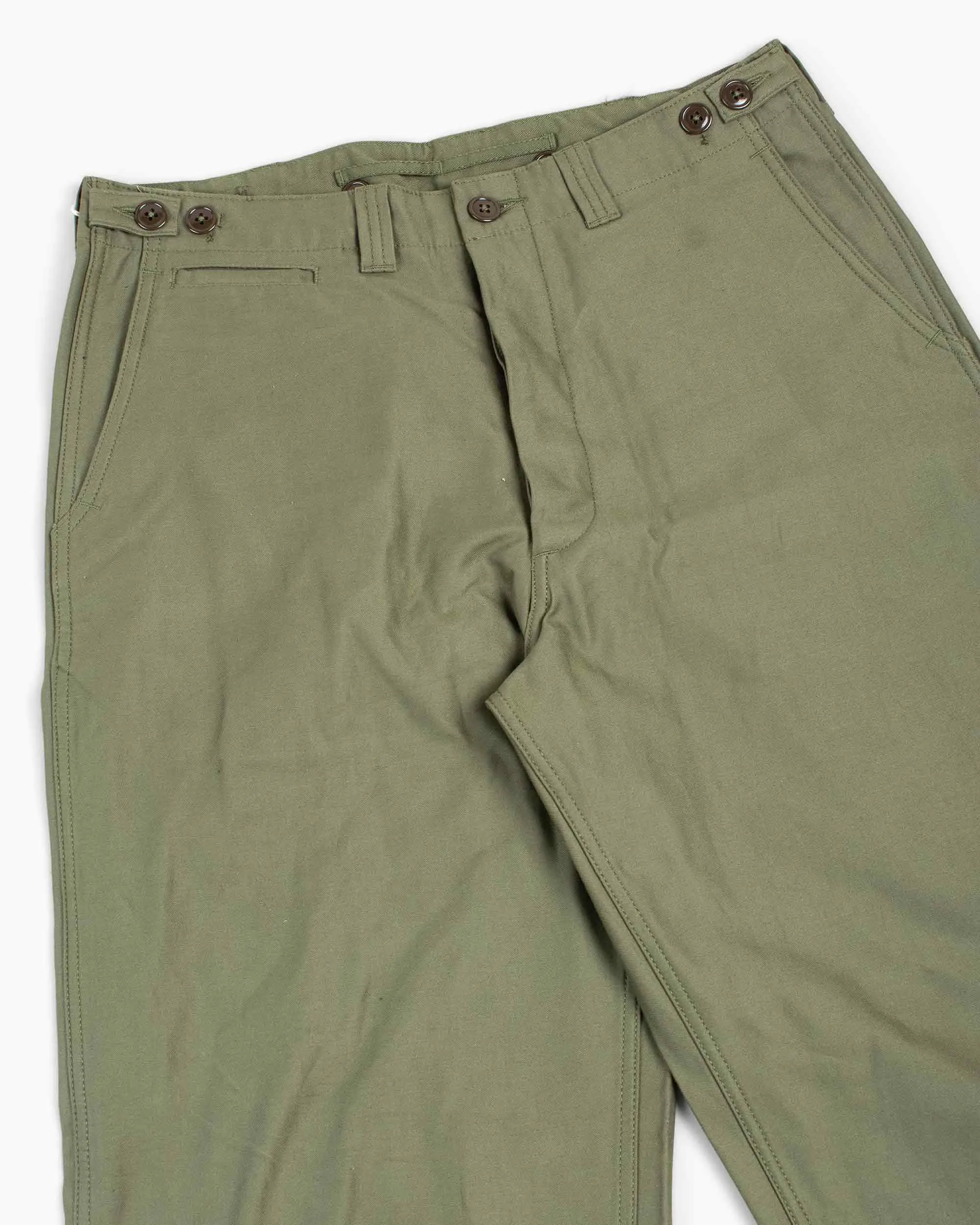The Real McCoy's MP20103 Trousers, Field, Cotton O.D. Olive sold by Lost & Found product image thumbnail 5
