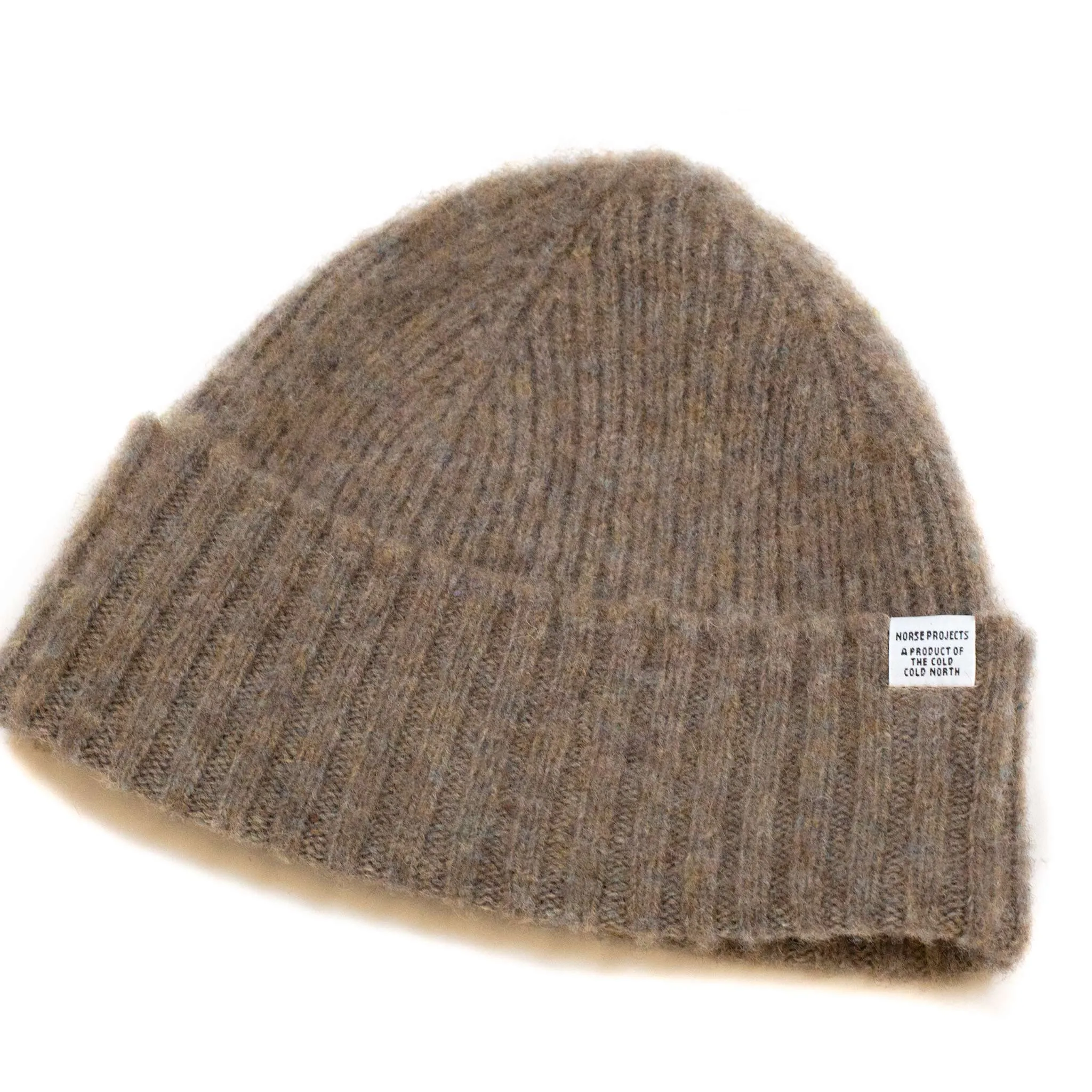 Norse Projects Brushed Lambswool Beanie Shale Stone sold by Lost & Found product image thumbnail 2