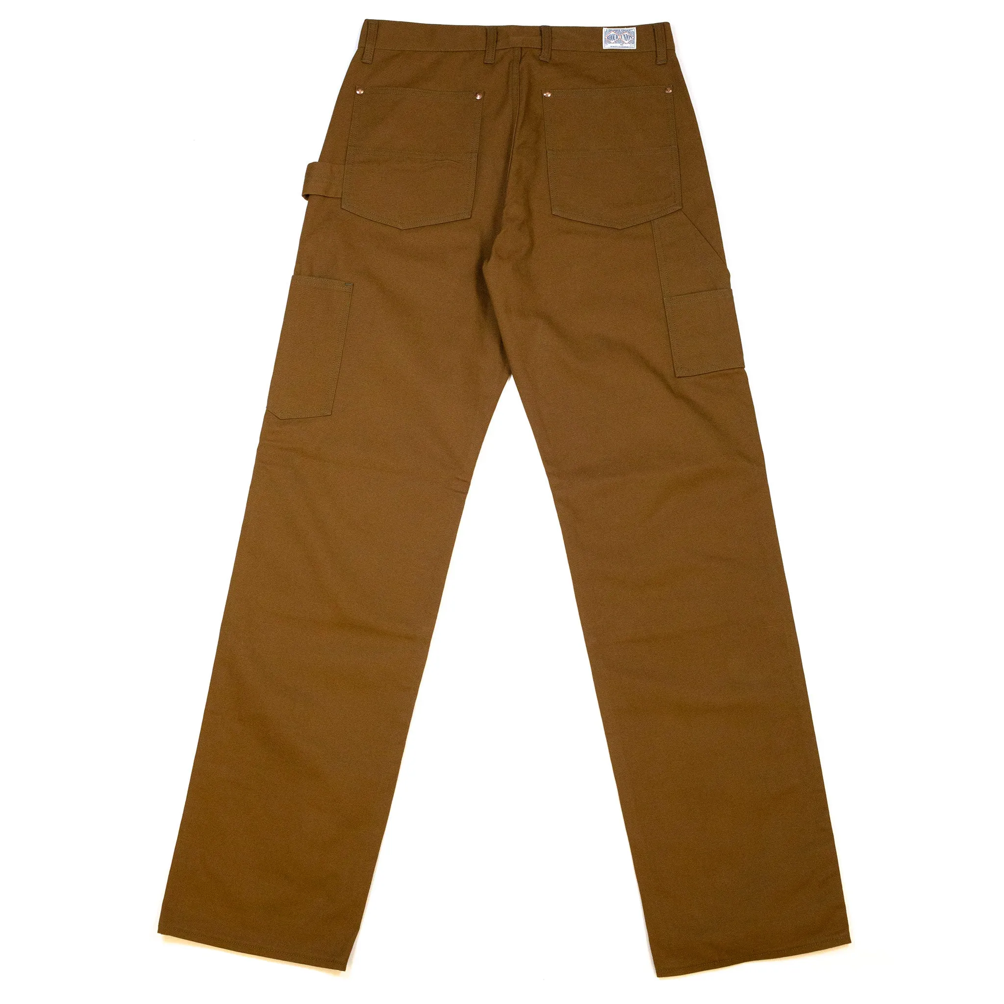 The Real McCoy's MP19102 8HU Canvas Double Knee Work Trousers Brown sold by Lost & Found product image thumbnail 5