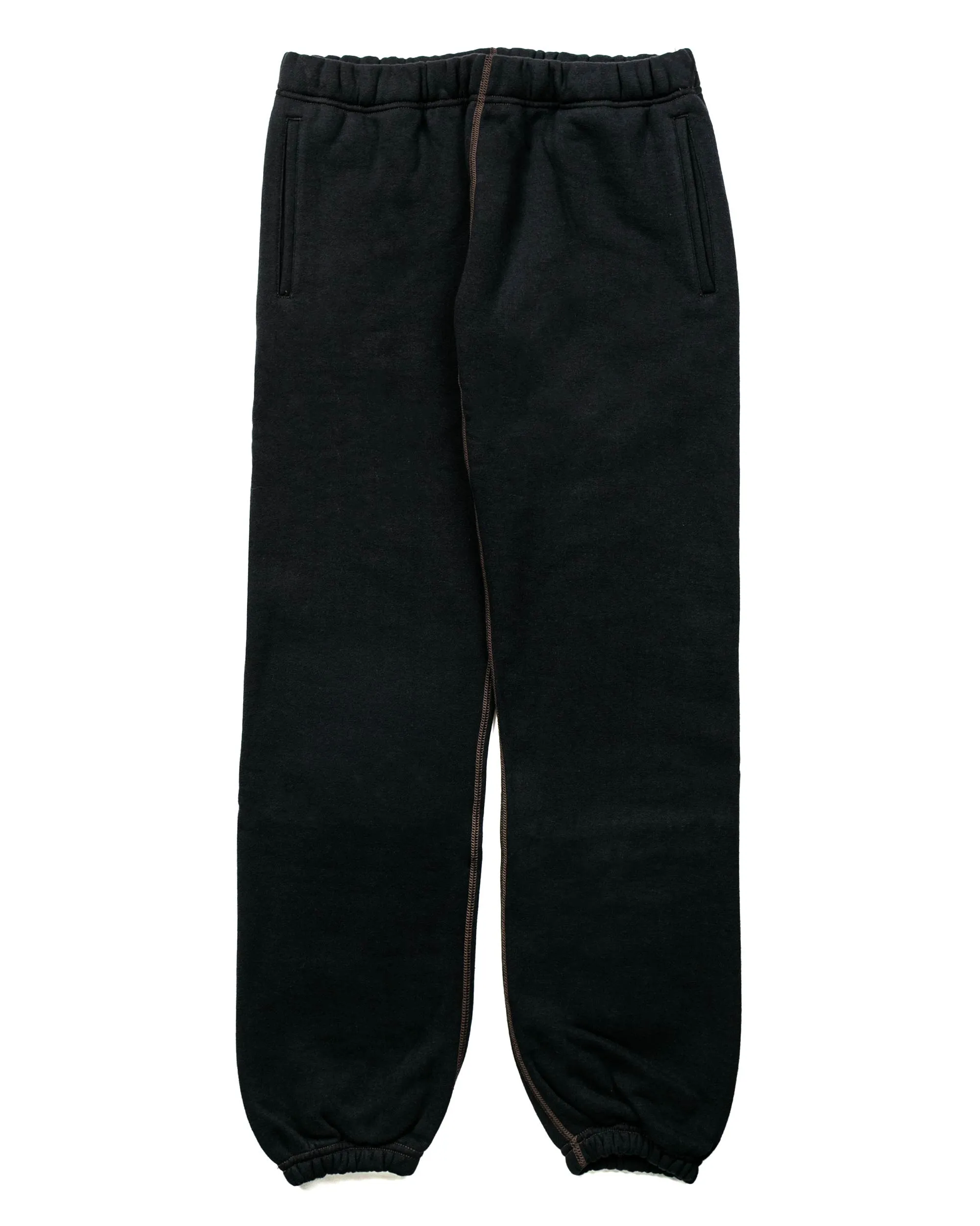The Real McCoy's MC18118 10oz. Loopwheel Sweatpants Black sold by Lost & Found