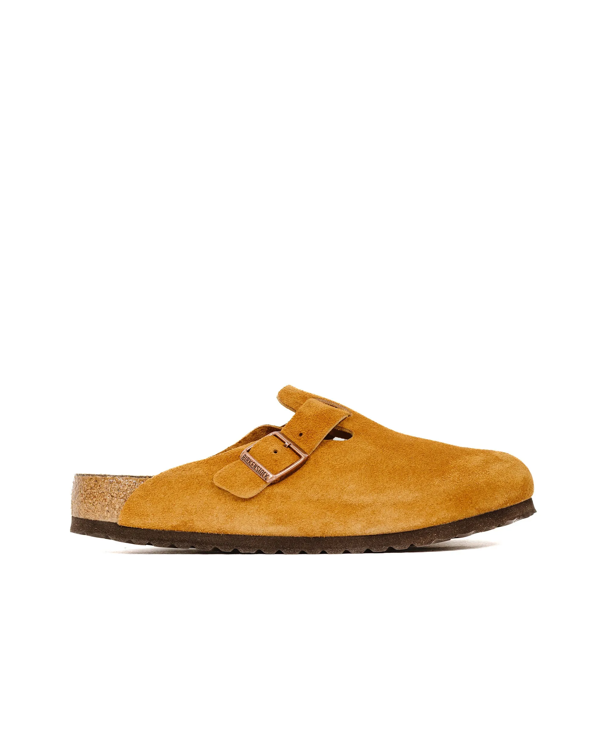 Birkenstock Boston Mink Suede sold by Lost & Found
