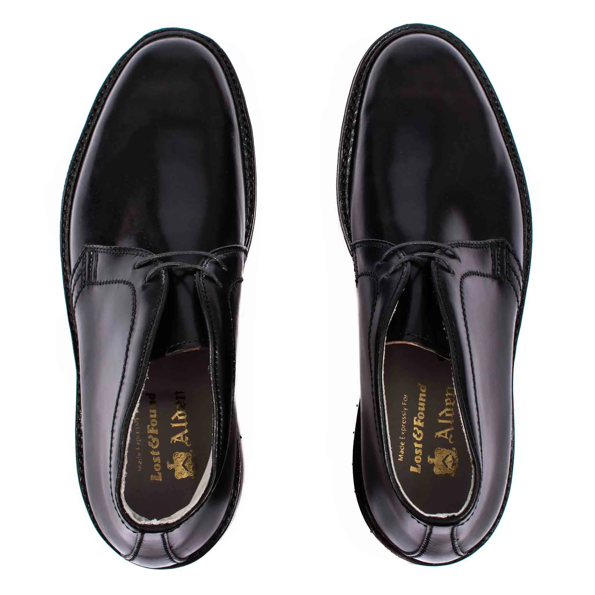 Alden Chukka Boot Black Shell Cordovan with Commando Sole sold by Lost & Found product image thumbnail 5