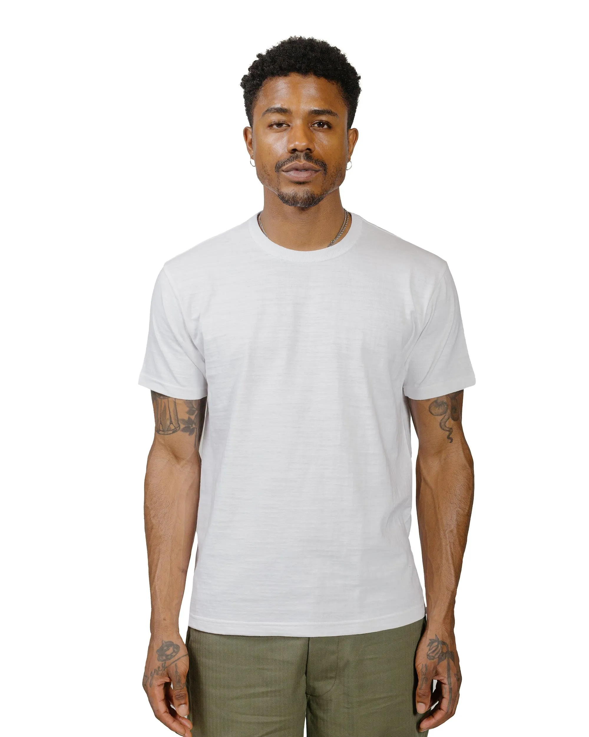 The Real McCoy's MC19010 Athletic T-Shirt / Loop-Wheel White sold by Lost & Found product image thumbnail 2