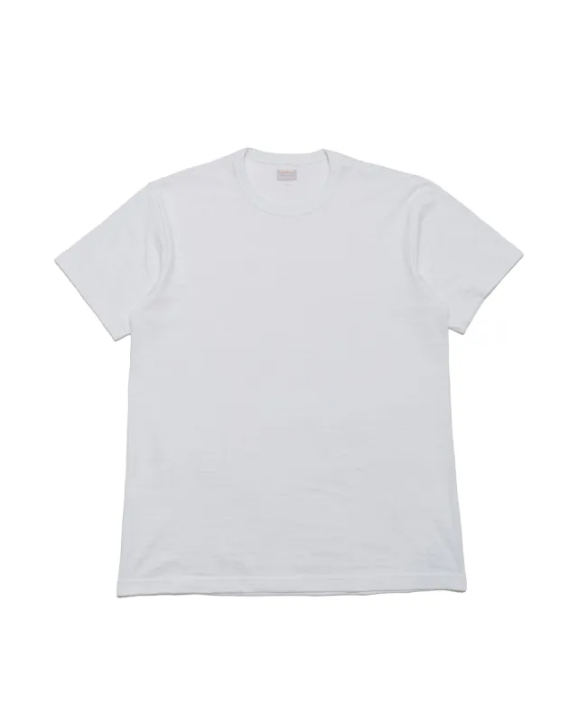 The Real McCoy's MC19010 Athletic T-Shirt / Loop-Wheel White sold by Lost & Found