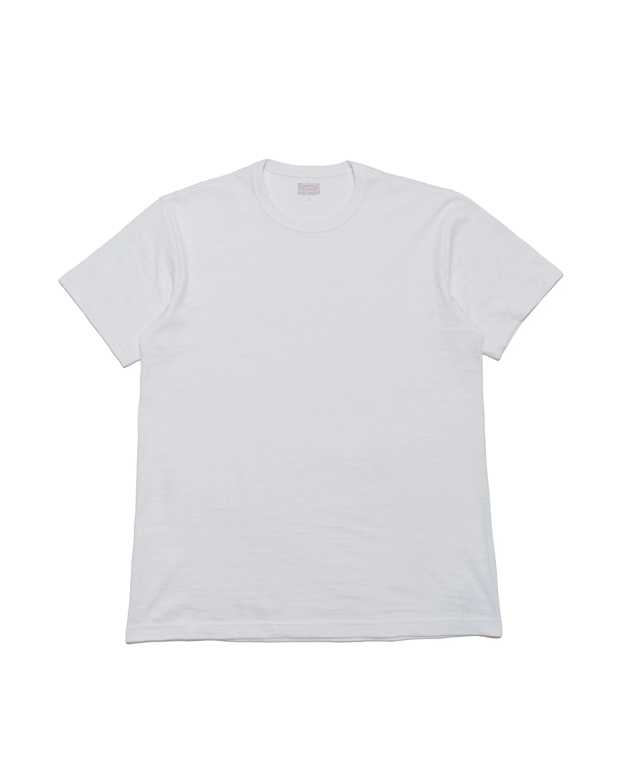 The Real McCoy's MC19010 Athletic T-Shirt / Loop-Wheel White sold by Lost & Found