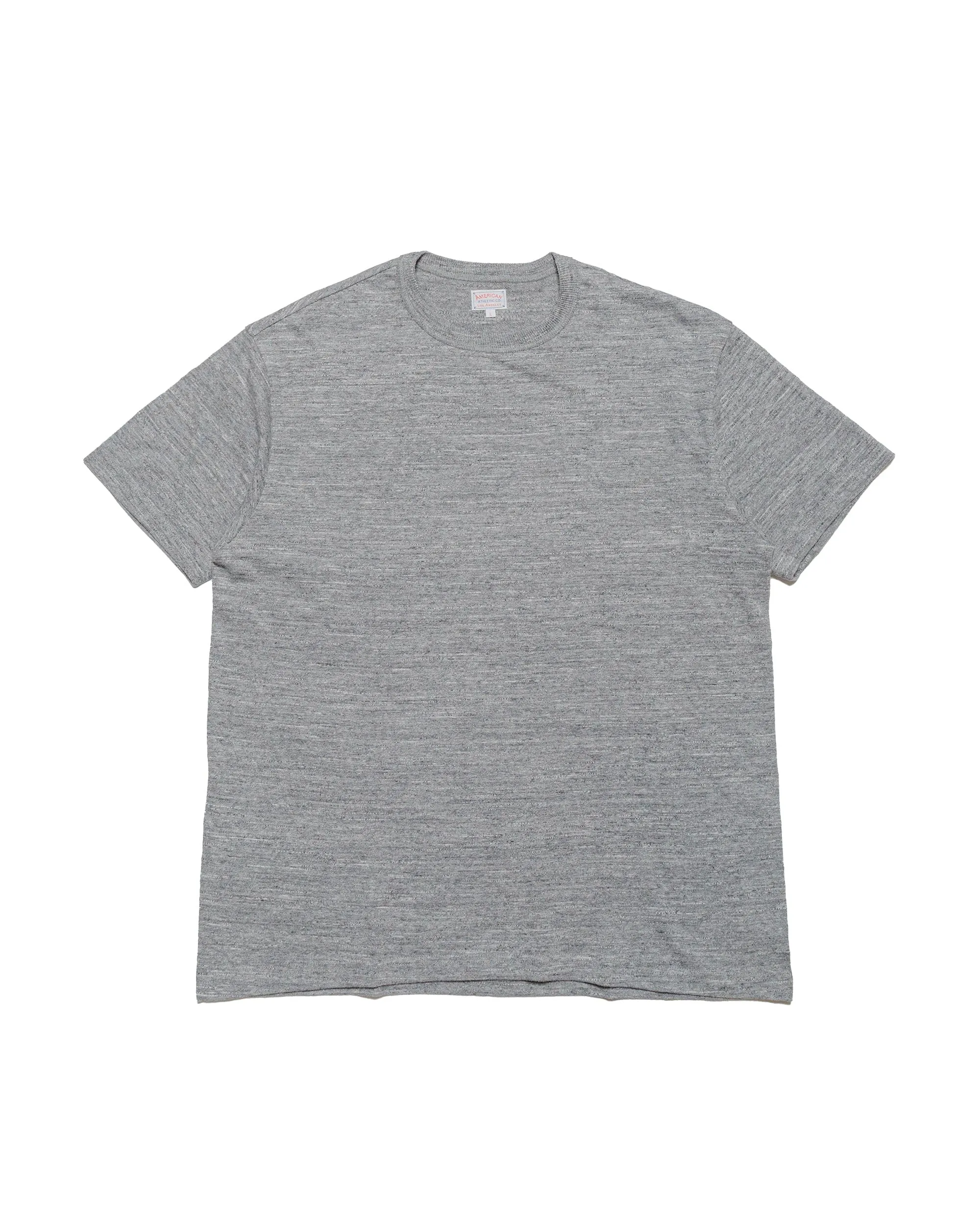 The Real McCoy's MC19010 Athletic T-Shirt / Loop-Wheel Grey sold by Lost & Found