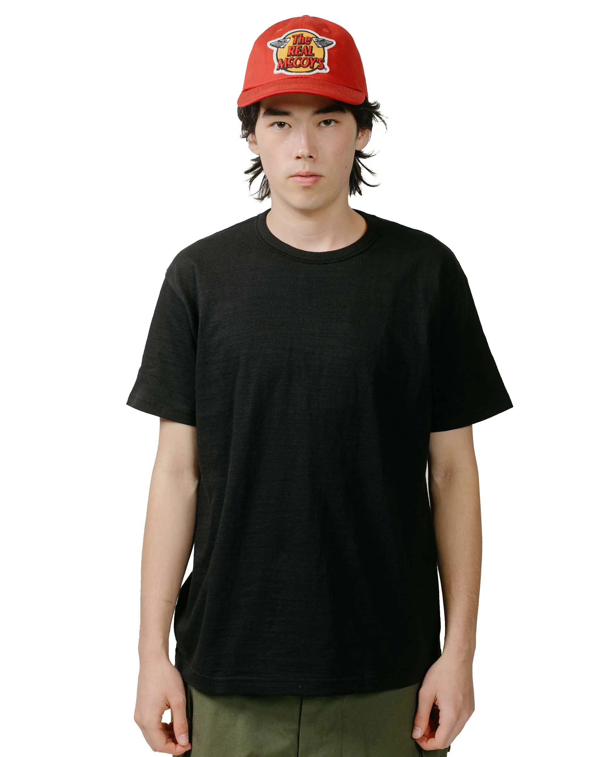 The Real McCoy's MC19010 Athletic T-Shirt / Loop-Wheel Black sold by Lost & Found product image thumbnail 2