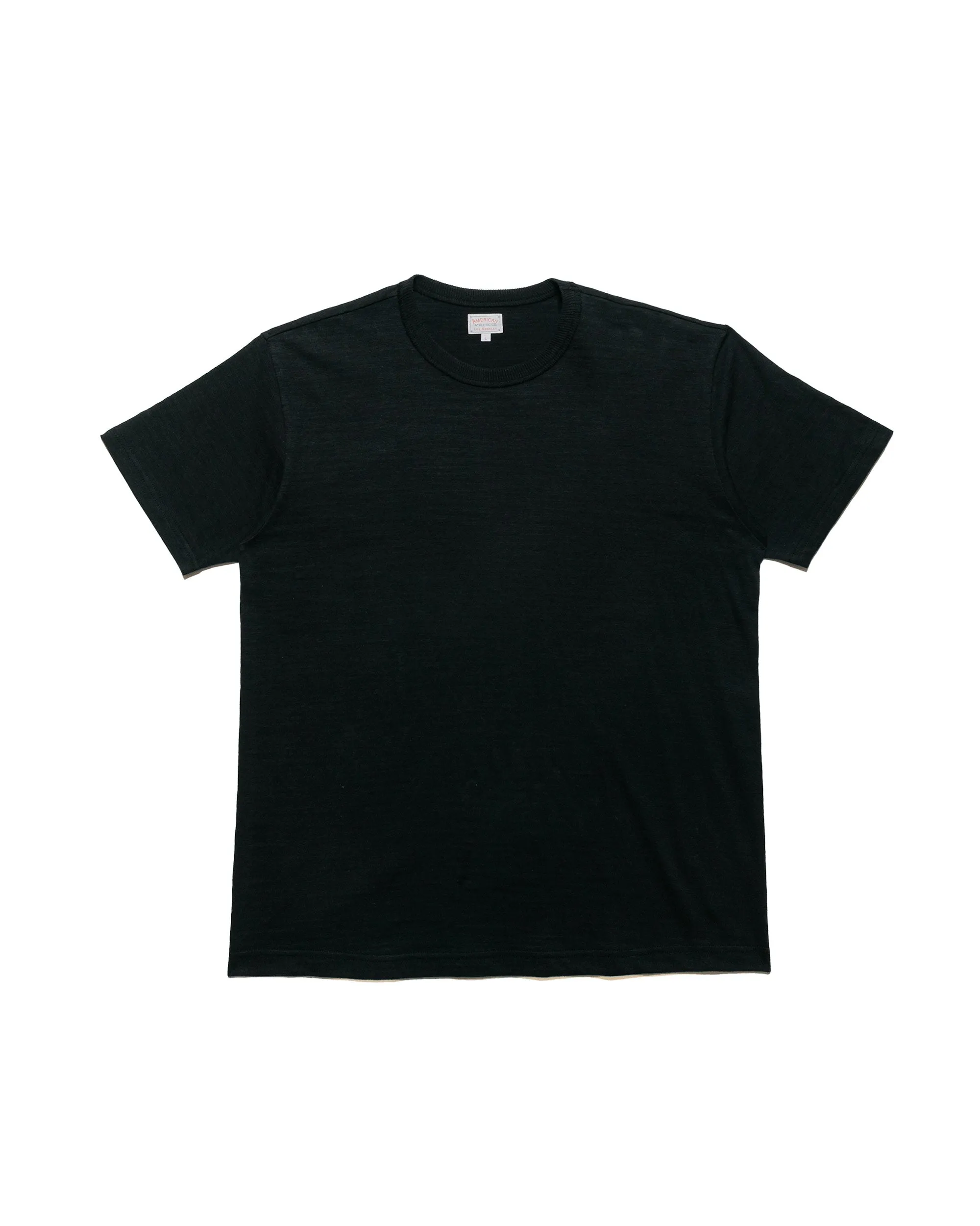 The Real McCoy's MC19010 Athletic T-Shirt / Loop-Wheel Black sold by Lost & Found