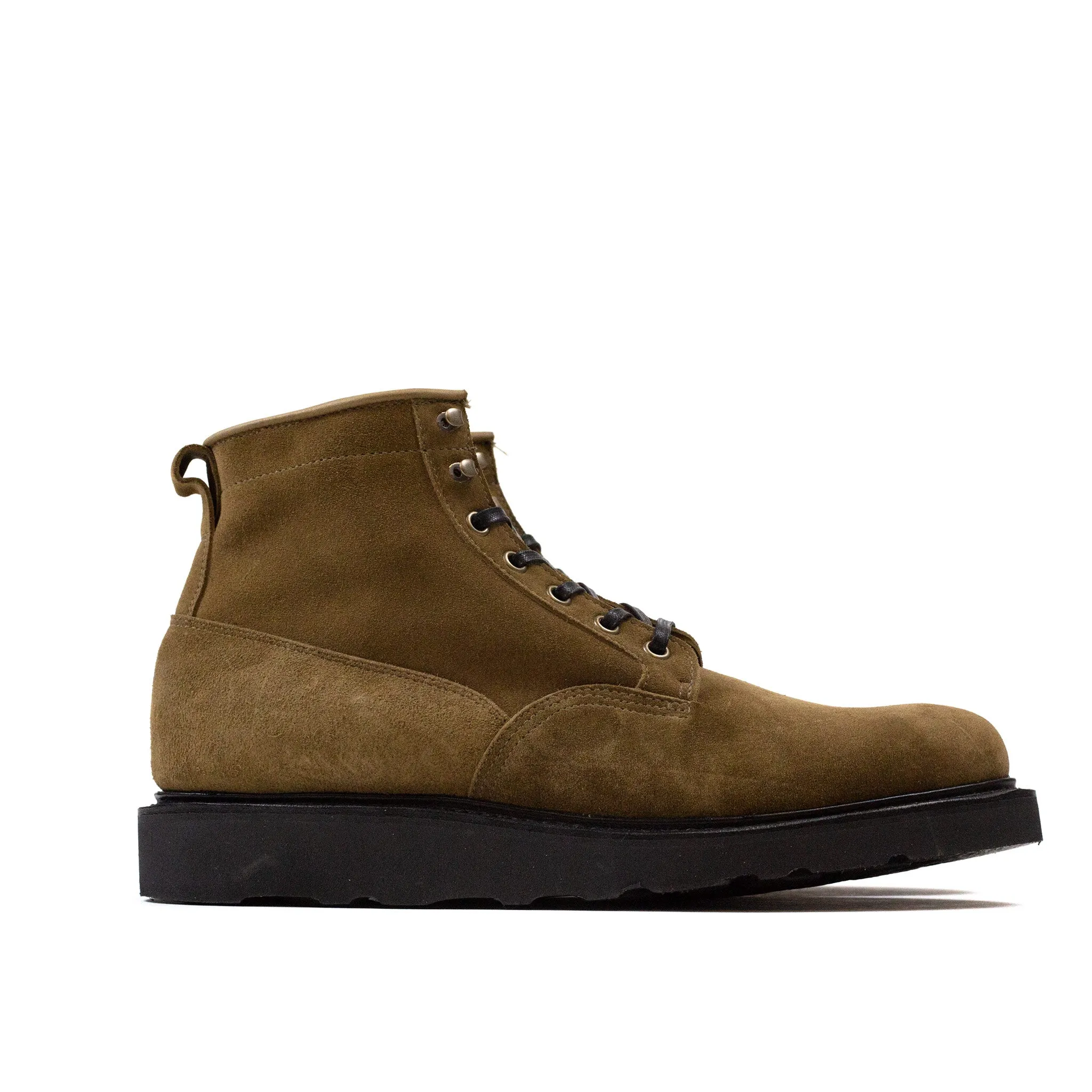 Viberg Bamboo Calf Suede Scout Boot sold by Lost & Found