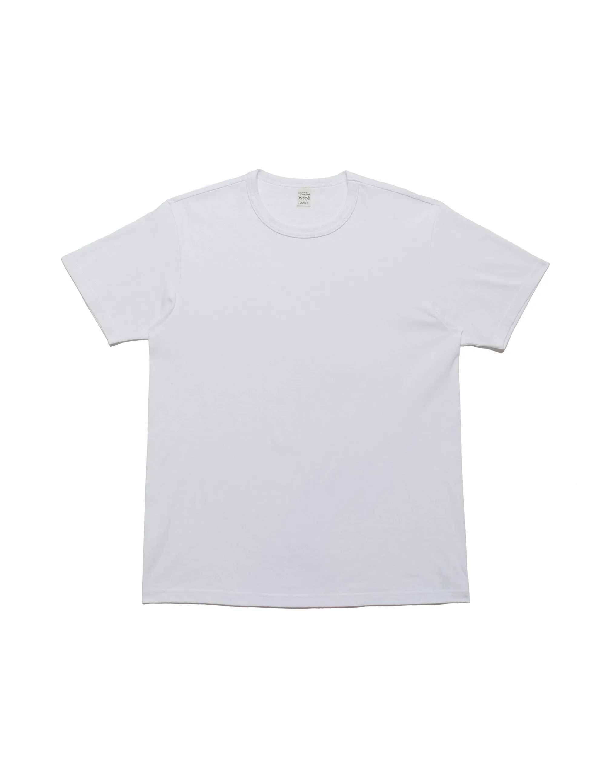 The Real McCoy's MC20000 2pcs Pack Tee White sold by Lost & Found