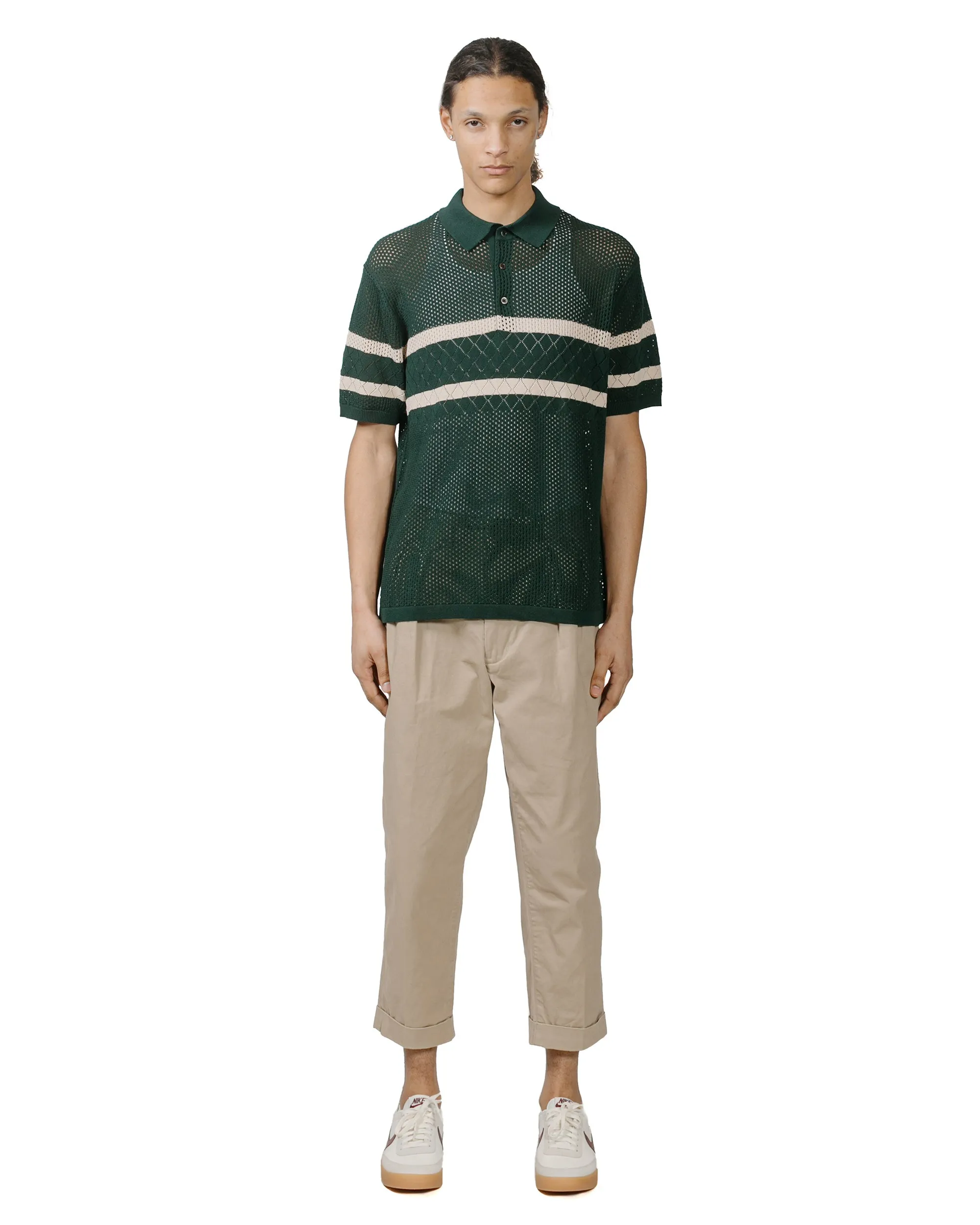 Beams Plus 2Pleats Twill Khaki sold by Lost & Found product image thumbnail 4