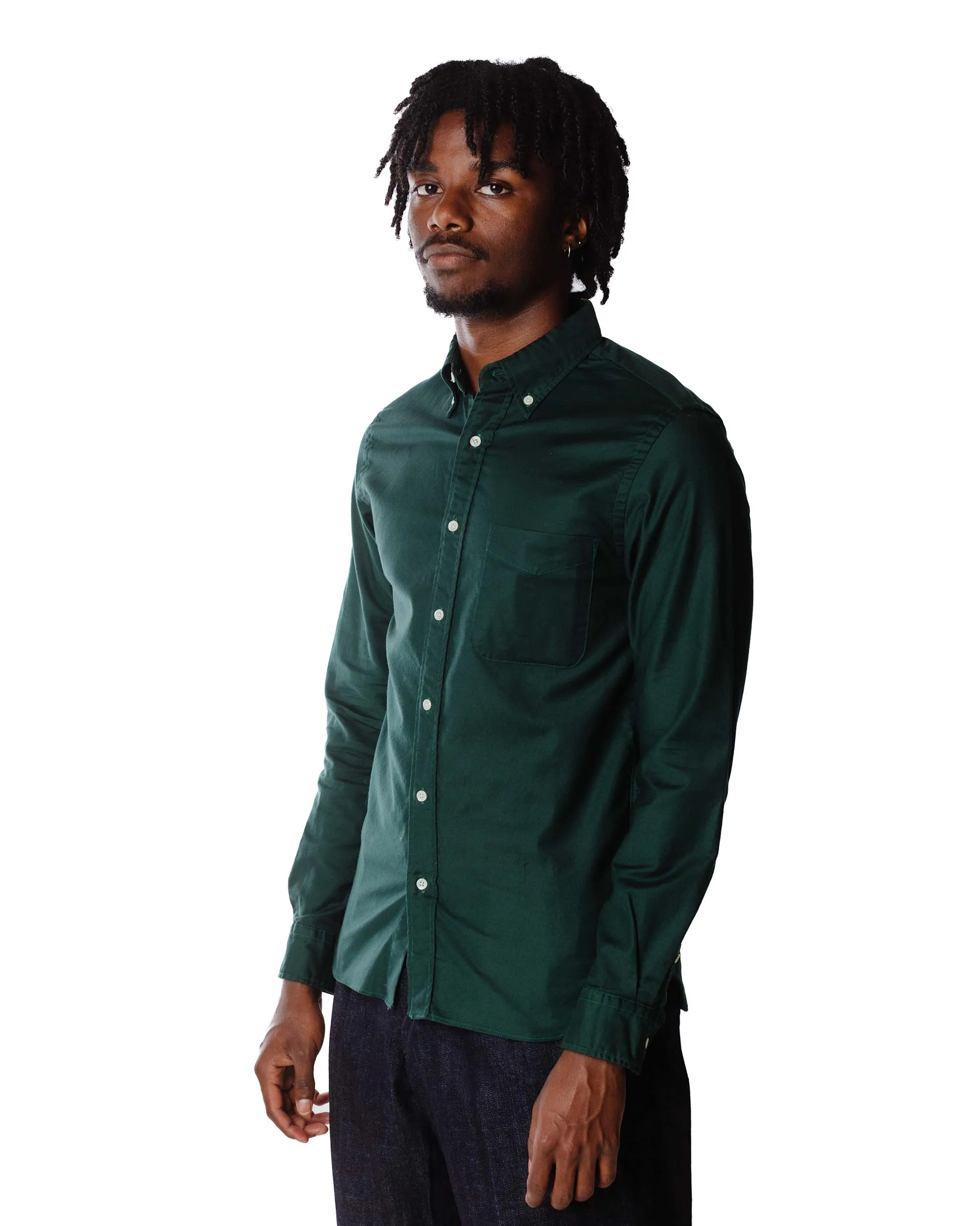Beams Plus B.D. Colour Oxford Green sold by Lost & Found product image thumbnail 3