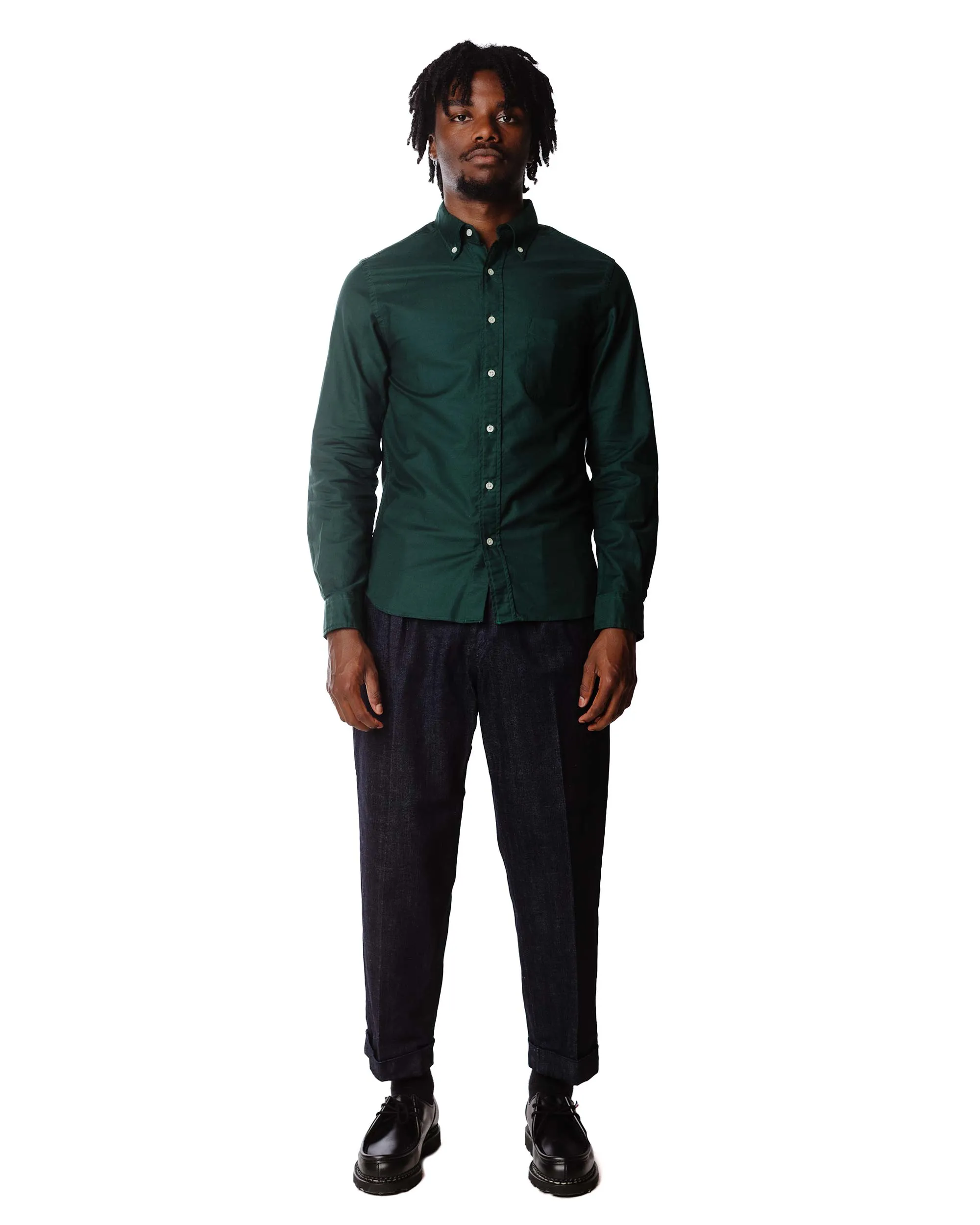 Beams Plus B.D. Colour Oxford Green sold by Lost & Found product image thumbnail 2