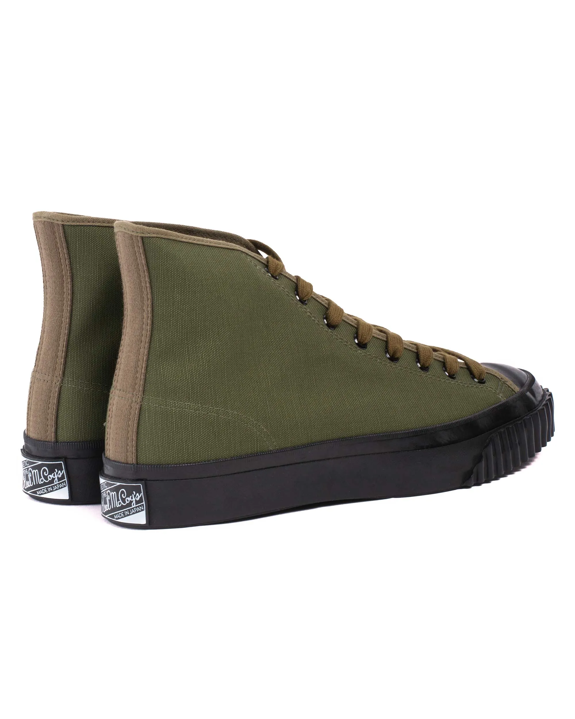 The Real McCoy's MA17010 Military Canvas Training Shoes Olive sold by Lost & Found product image thumbnail 3