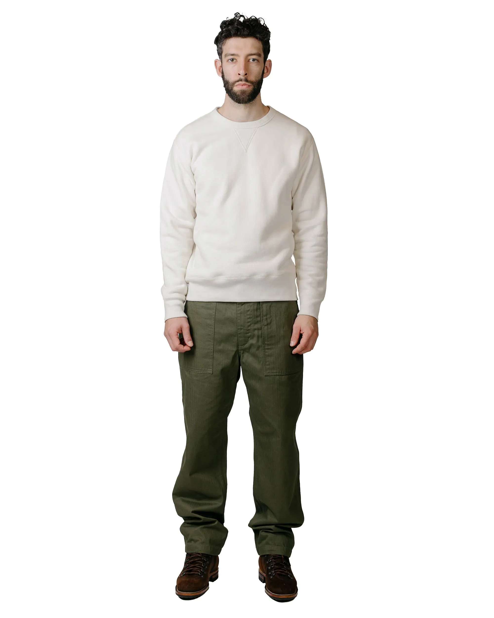 The Real McCoy’s MC13111 Sweatshirt / Loop Wheel Milk sold by Lost & Found product image thumbnail 4