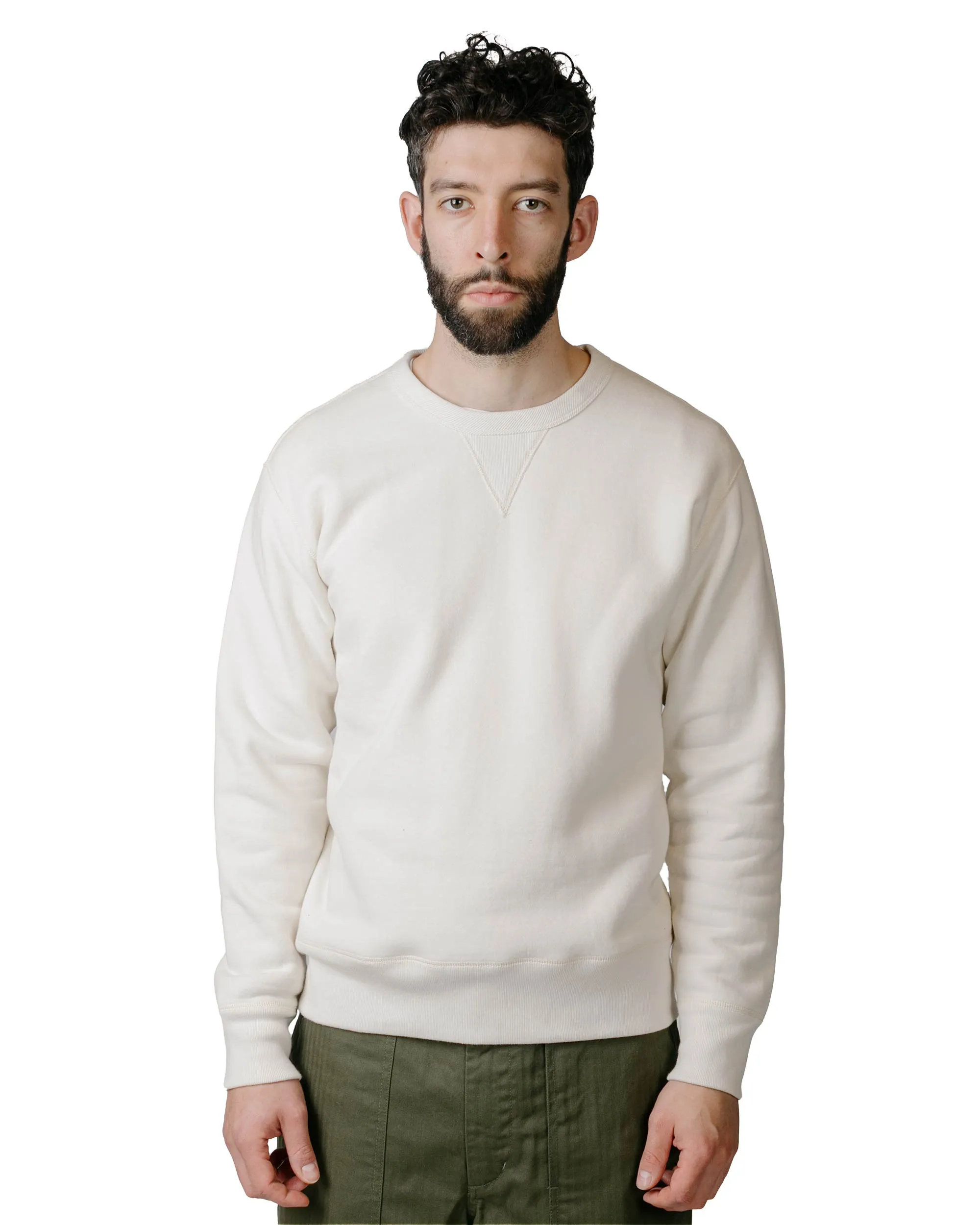 The Real McCoy’s MC13111 Sweatshirt / Loop Wheel Milk sold by Lost & Found product image thumbnail 2